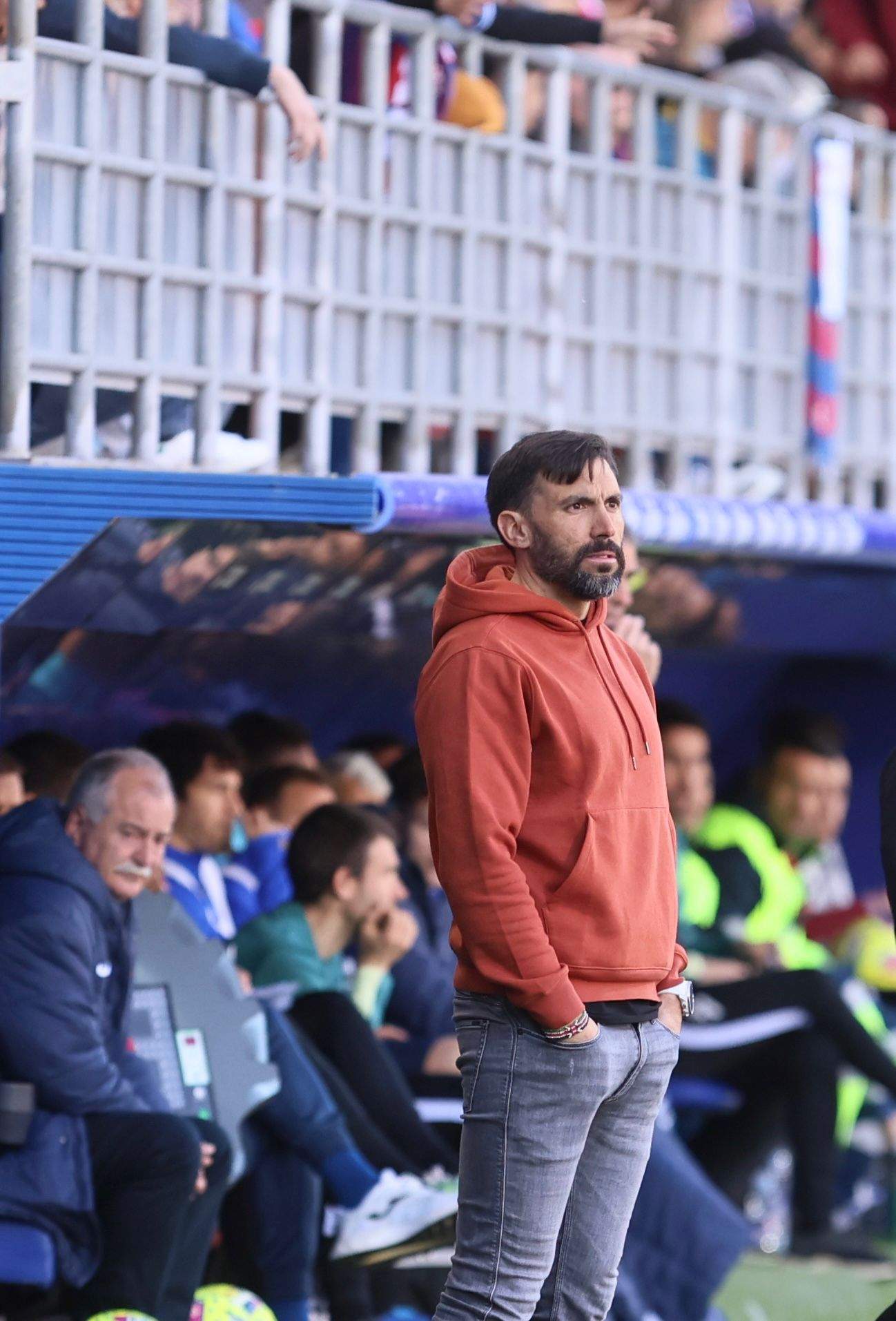 Eder Sarabia durant el partit contra l'Eibar