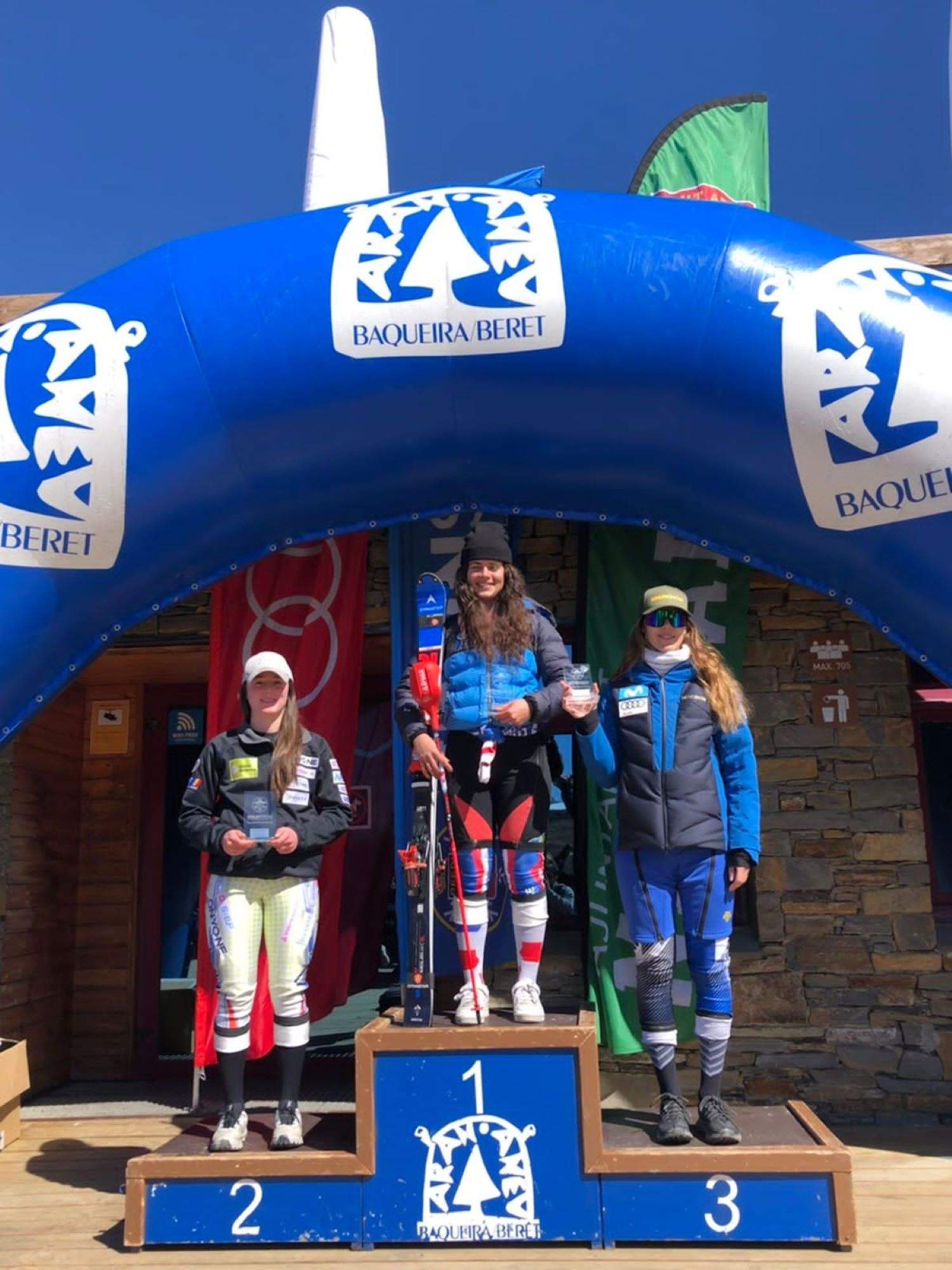 ïria Medina, al podi.