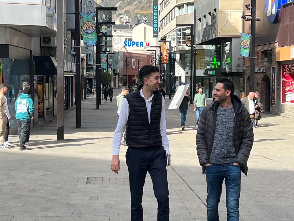 Els candidats d'Acció per l'avinguda Meritxell.