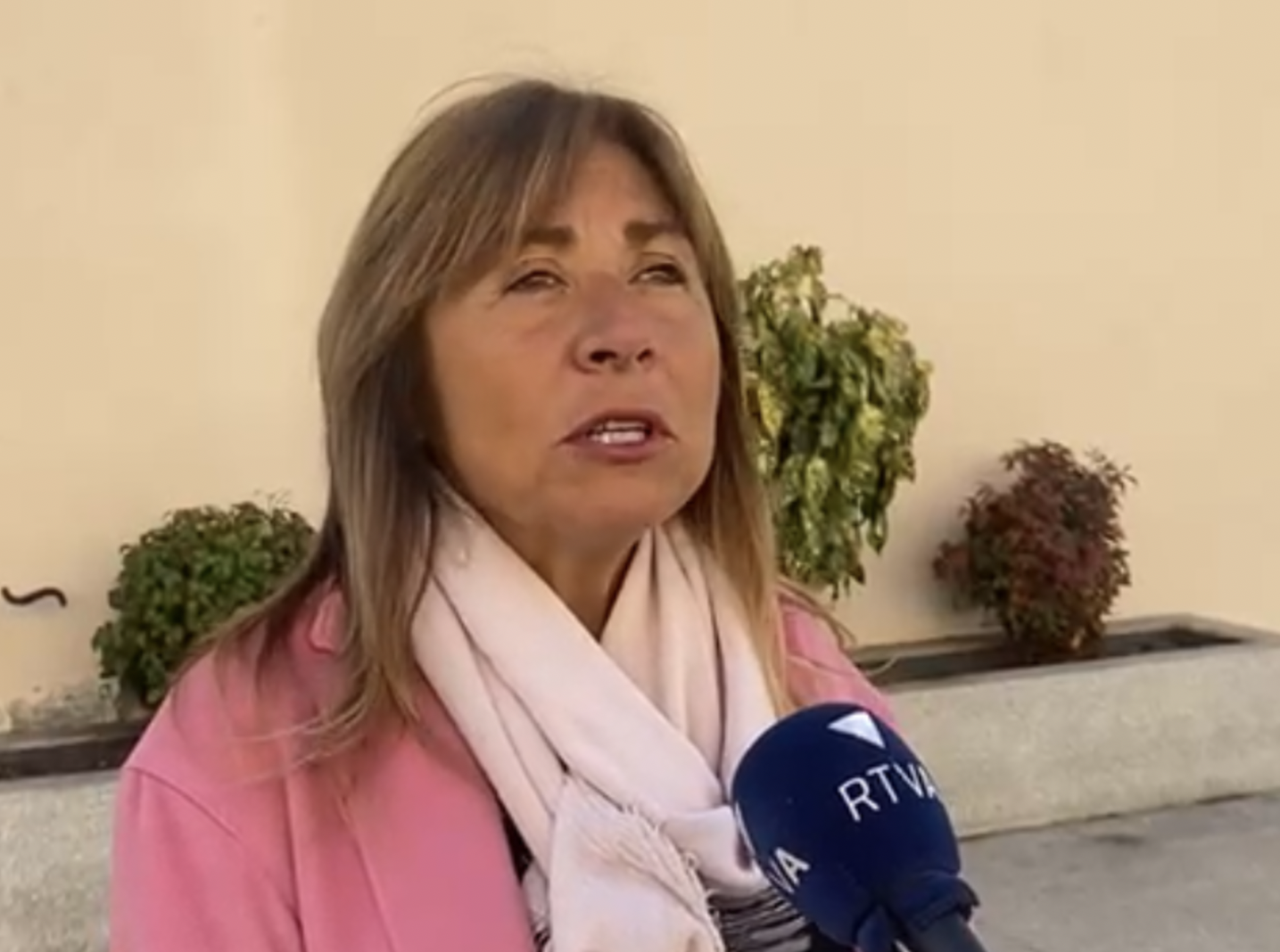 Conxita Marsol a Ciutat de Valls aquest migdia.