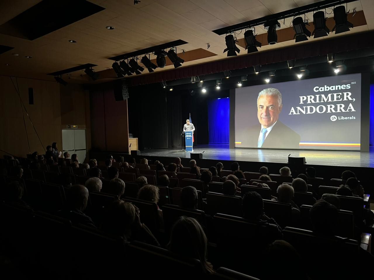 Una imatge del darrer acte de campanya de Liberals.