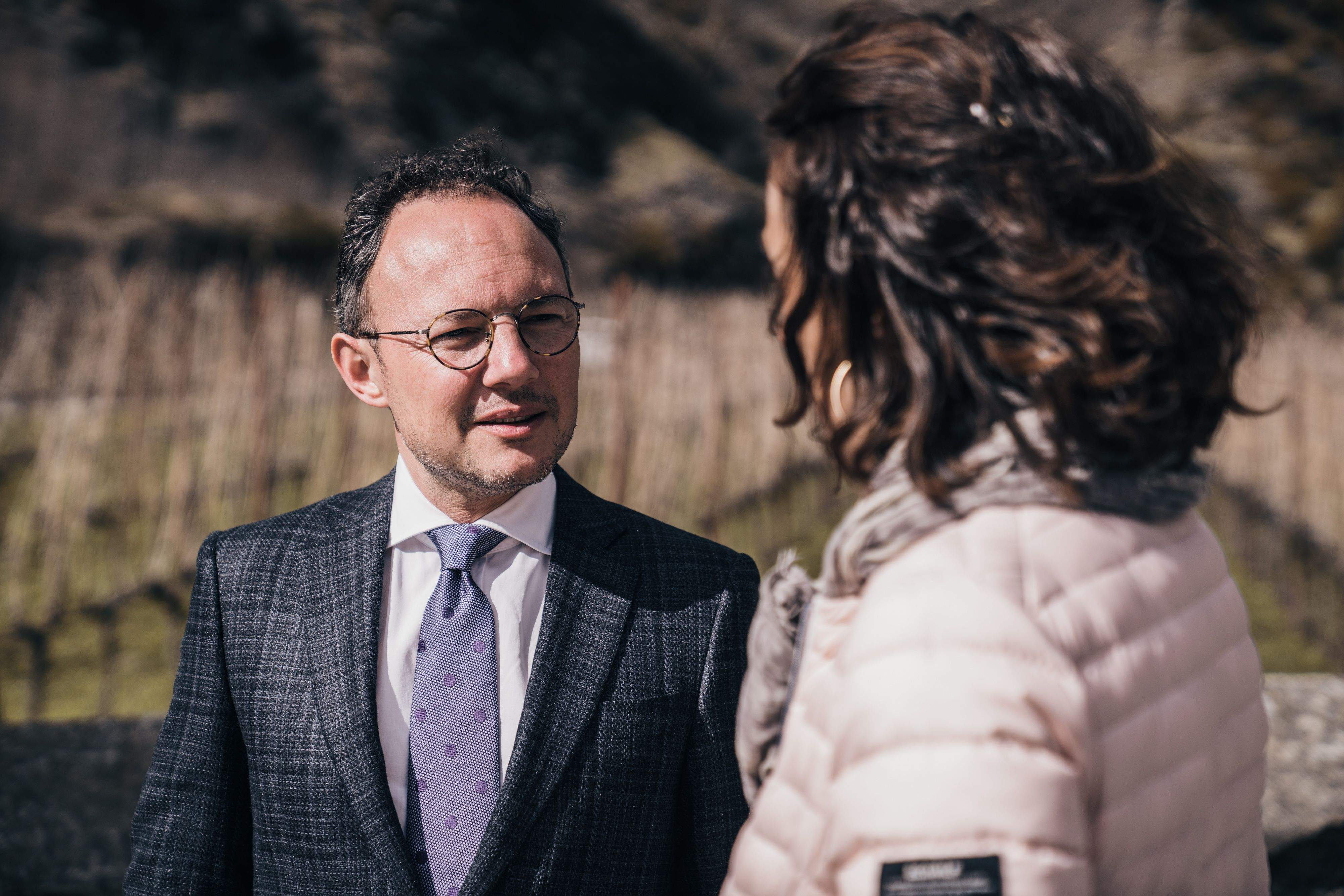 Xavier Espot amb Gemma Riba a Ordino.