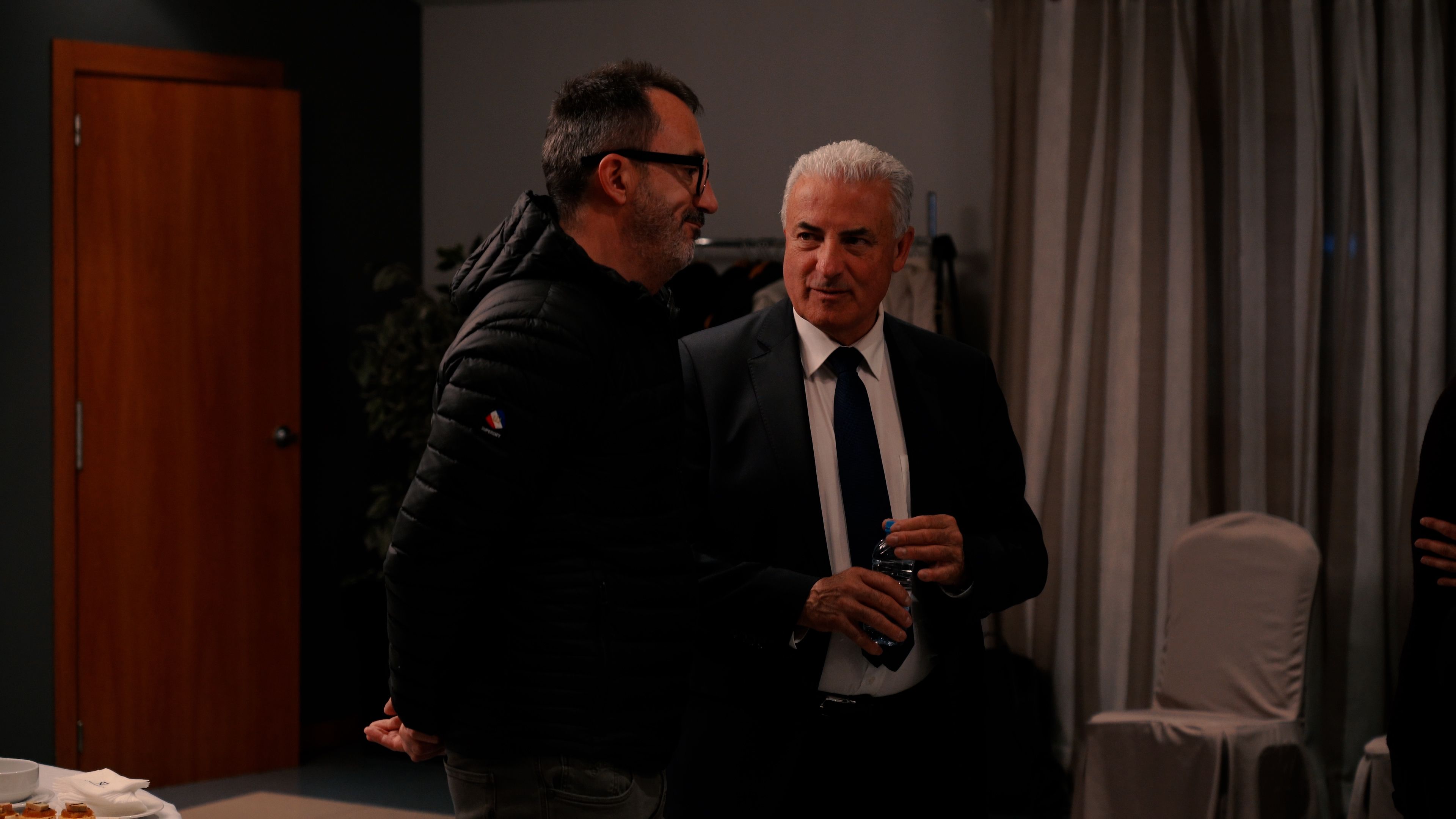 Víctor Filloy i el cap de llista de Liberals, Josep Maria Cabanes. 