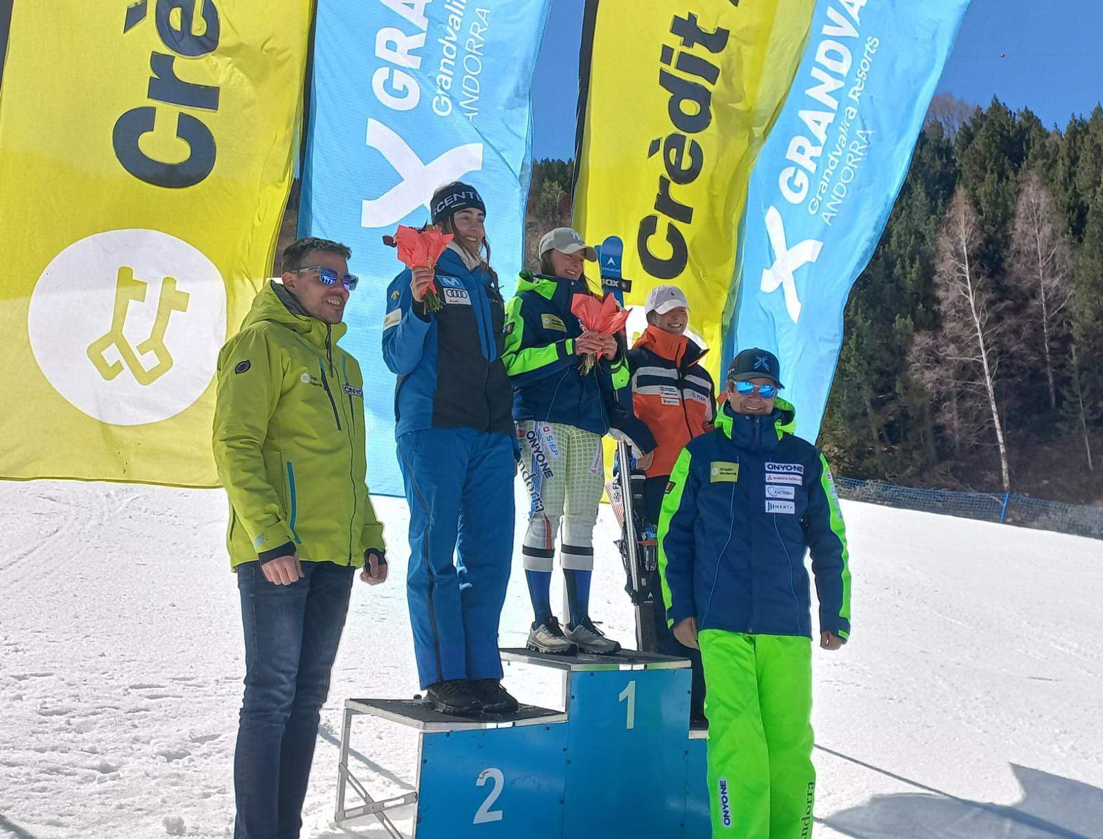 El podi del gegant femení.