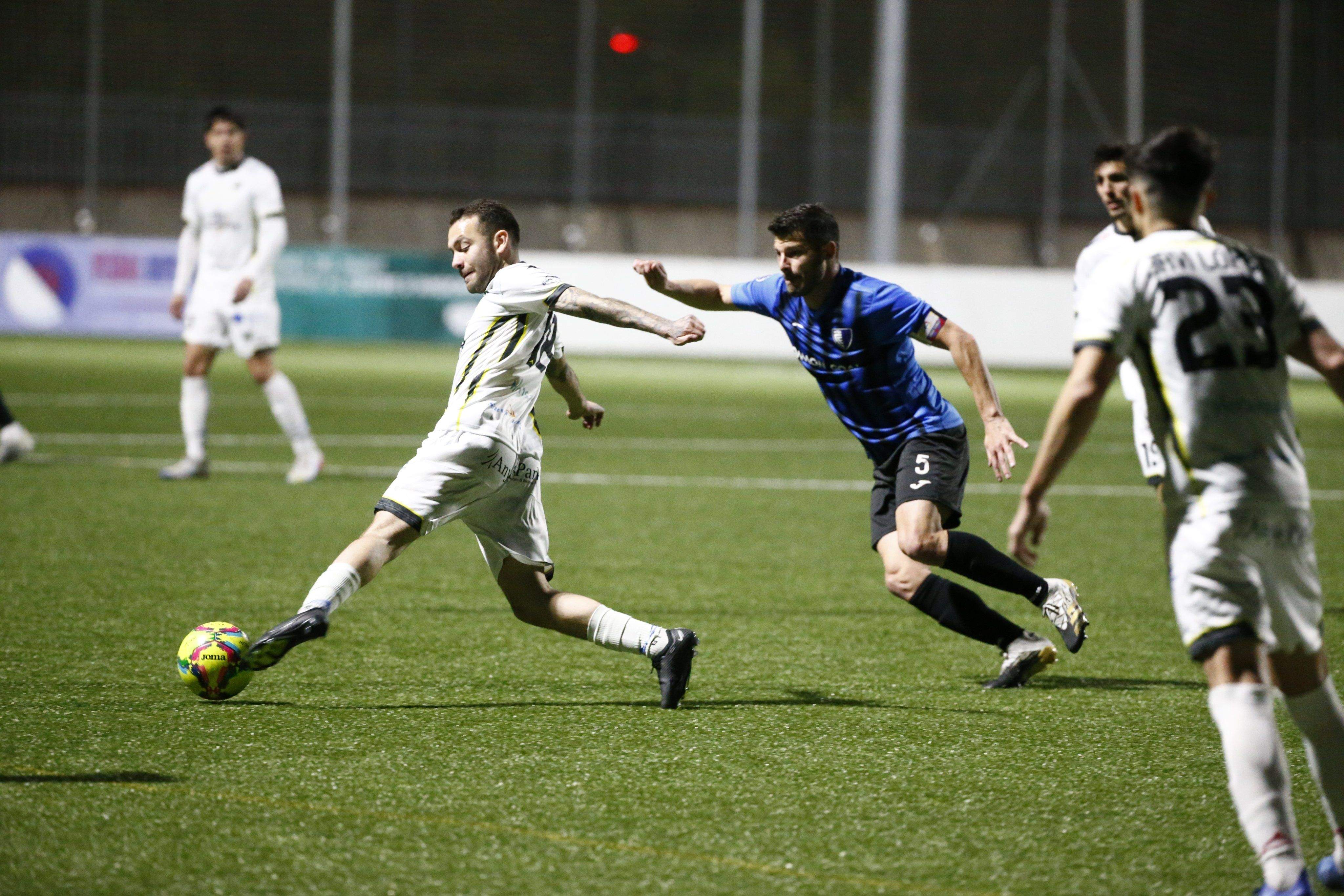 Un moment del duel entre Inter i Ordino.