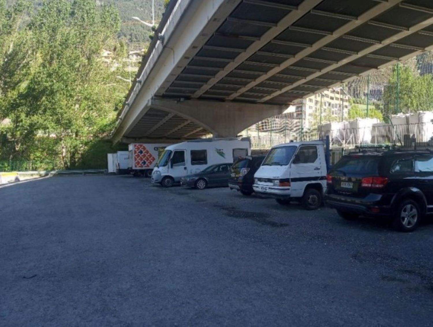 Part inferior del viaducte de les Riberaigües.
