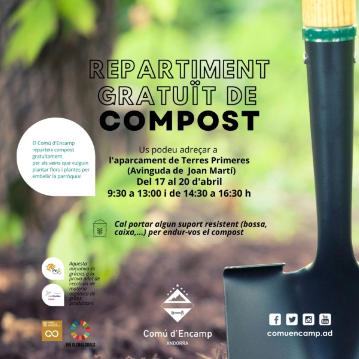 Cartell del repartiment.