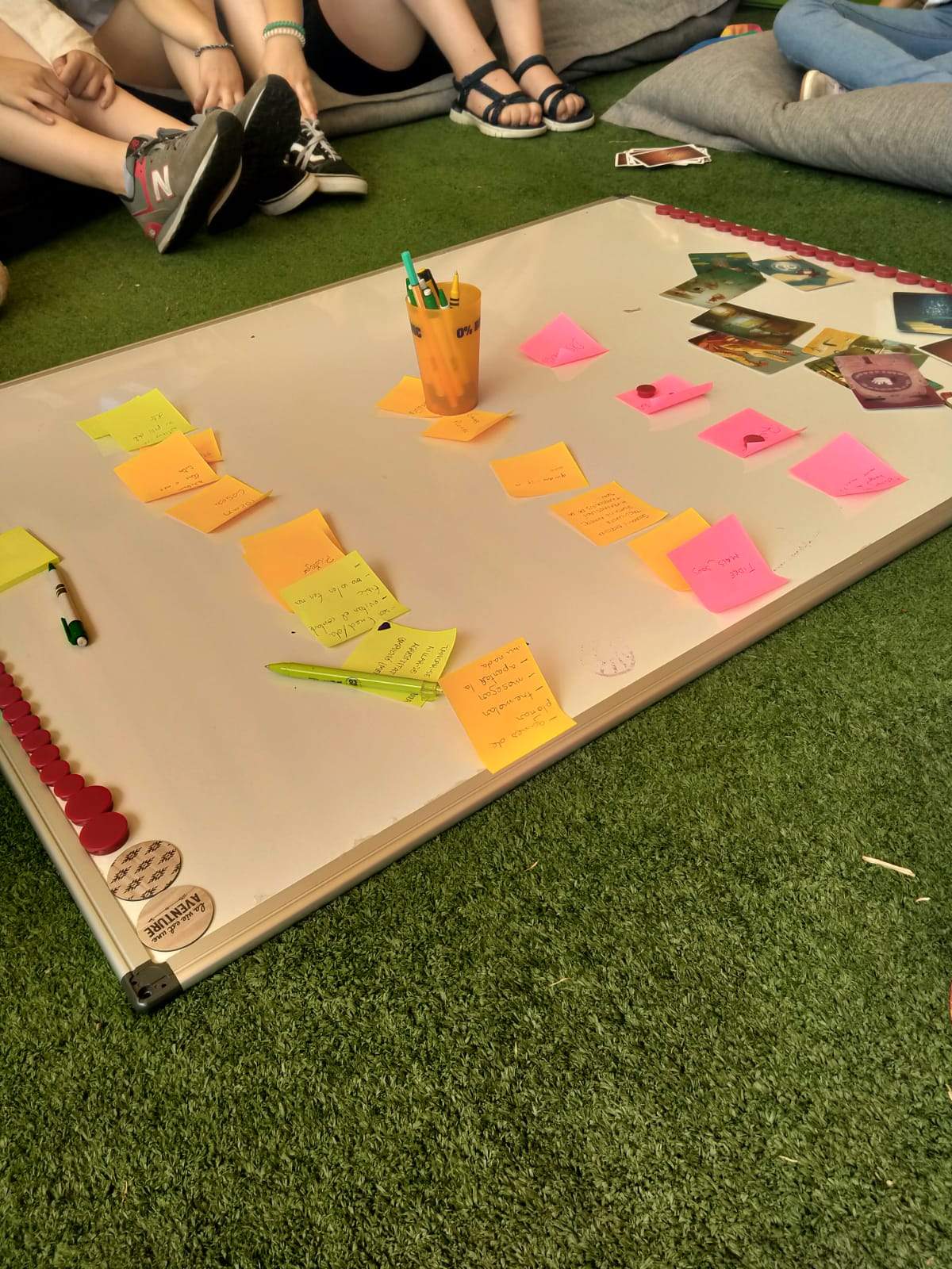 Una de les activitats que fan des del Rusc amb els joves