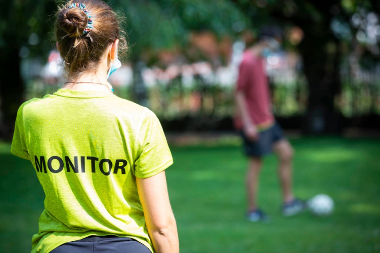 Una monitora de lleure a Andorra la Vella.