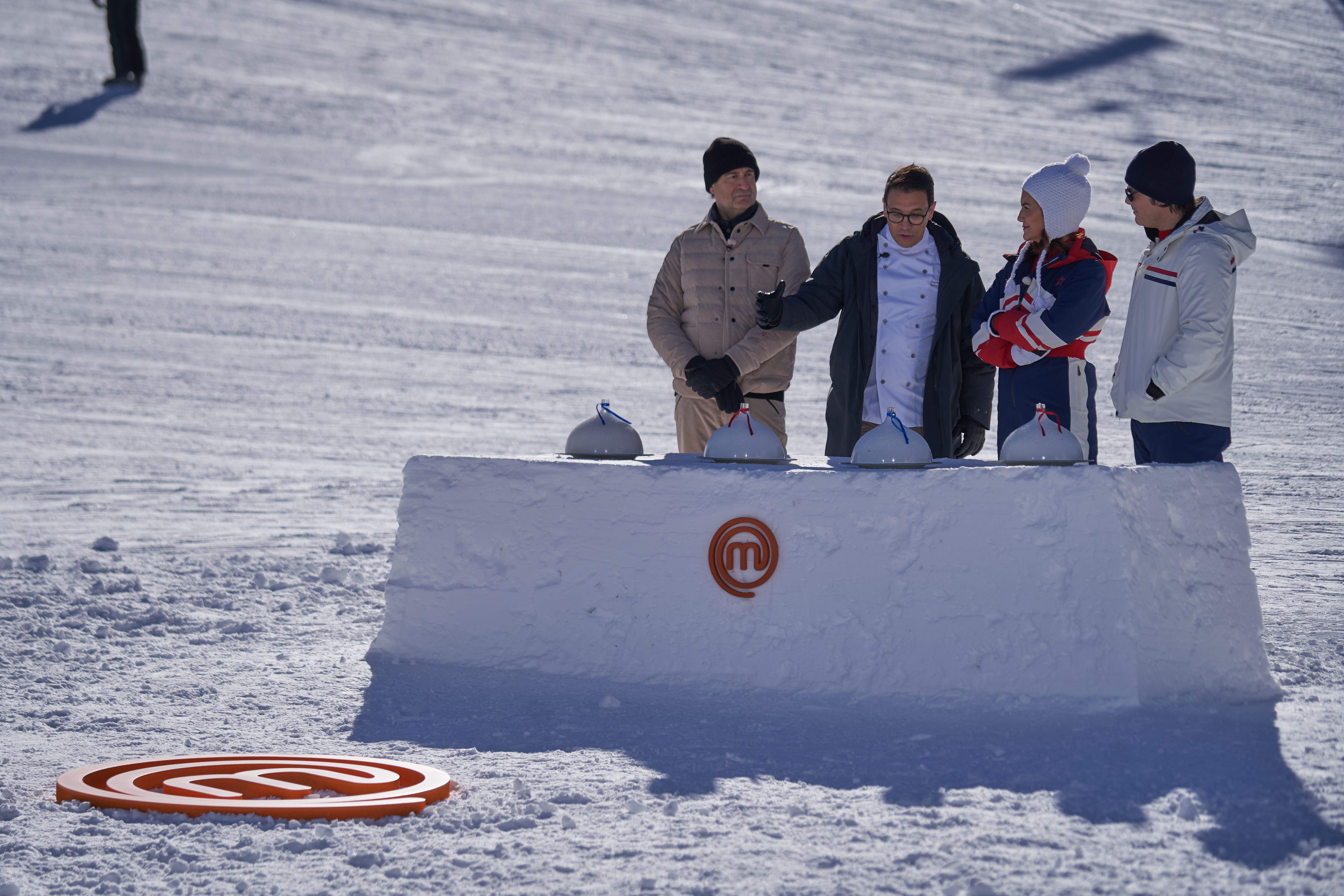 Un moment de l'enregistrament del programa 'MasterChef' a Grandvalira