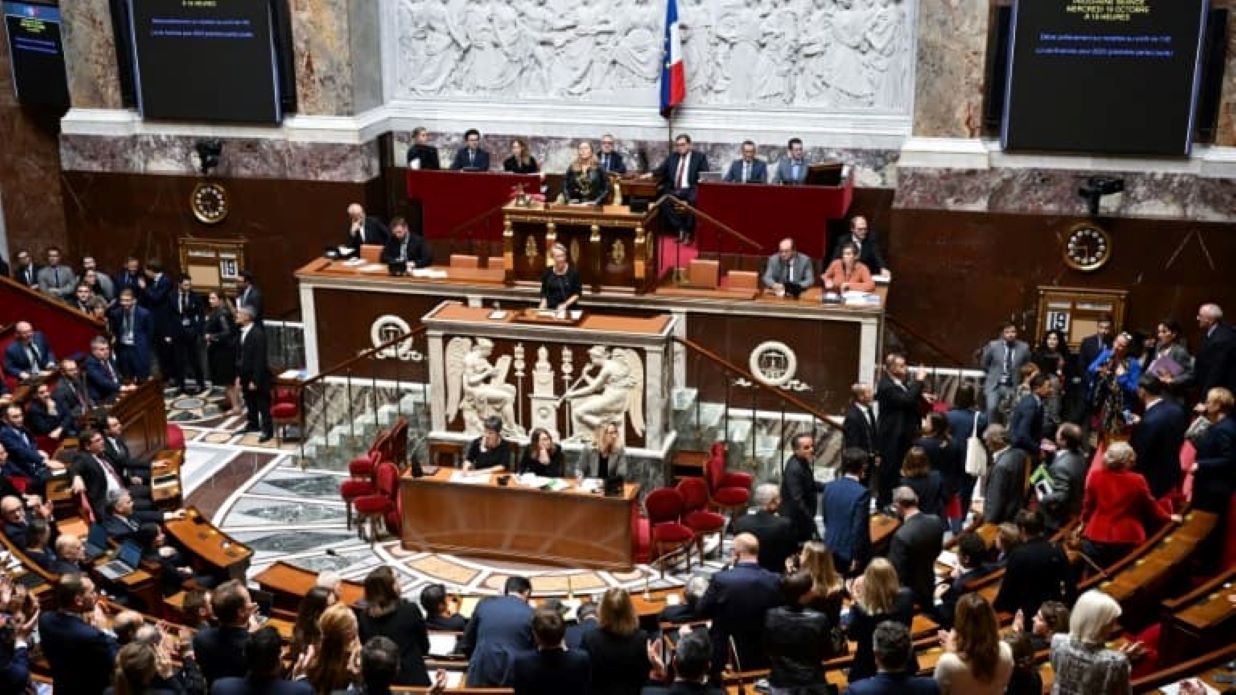 Una sessió a l'Assemblea Nacional francesa.
