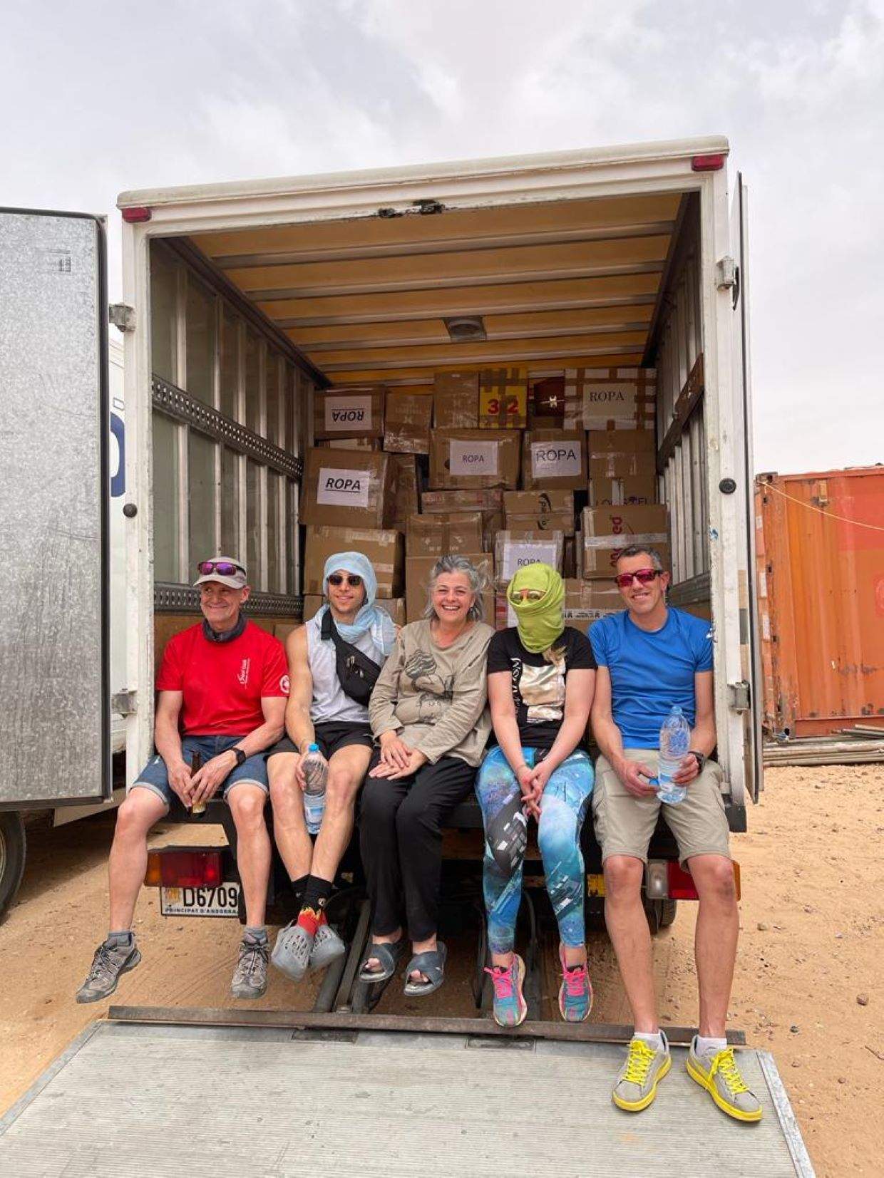 El comboi de Creuem Fronteres amb ajuda humanitària