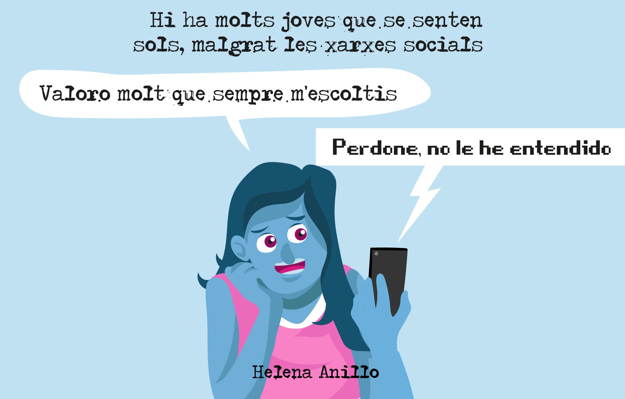 Helena Anillo reflexiona sobre les xarxes socials