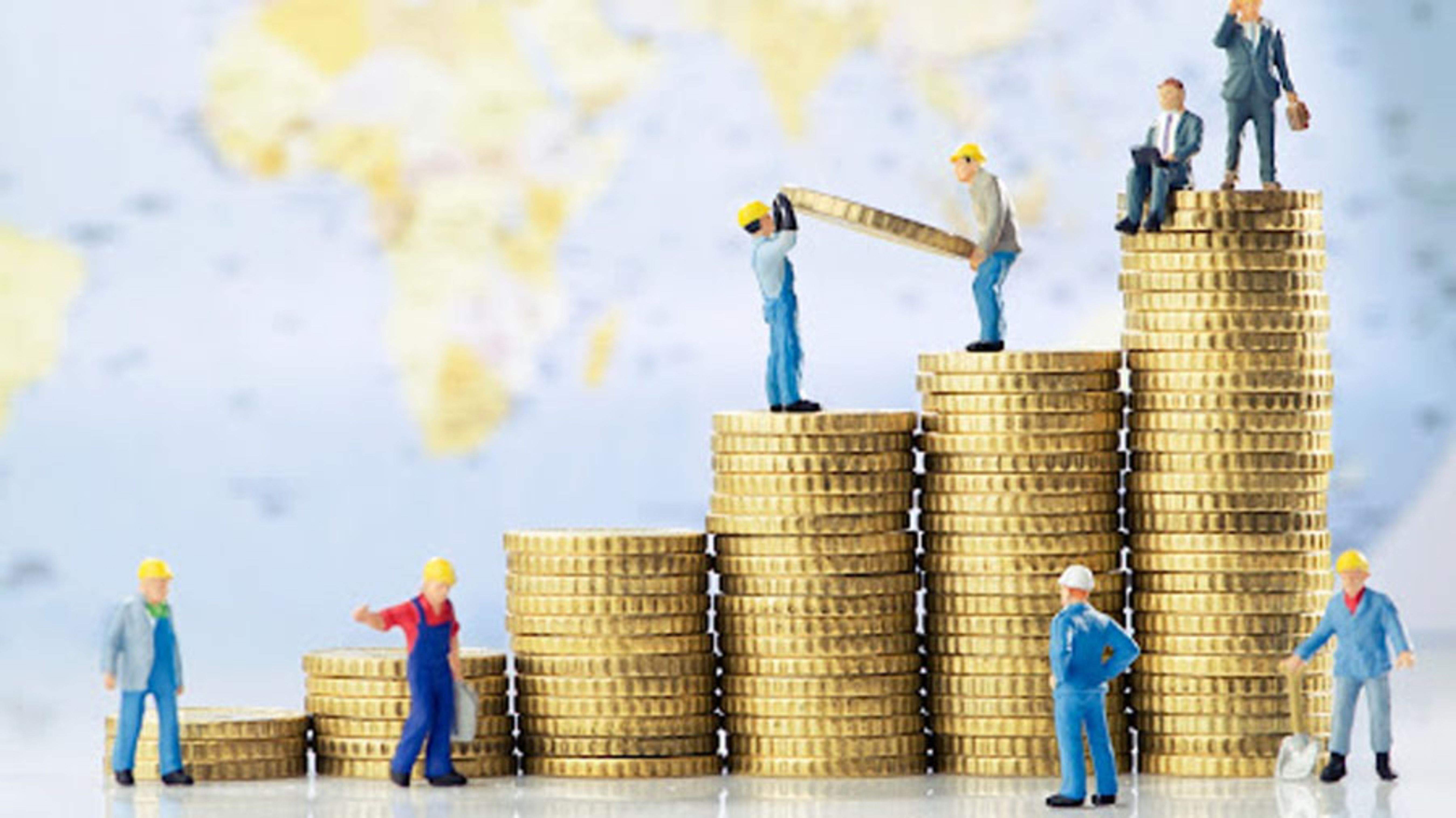 UNA IMATGE AL·LEGÒRICA SOBRE L'AUGMENT SALARIAL.