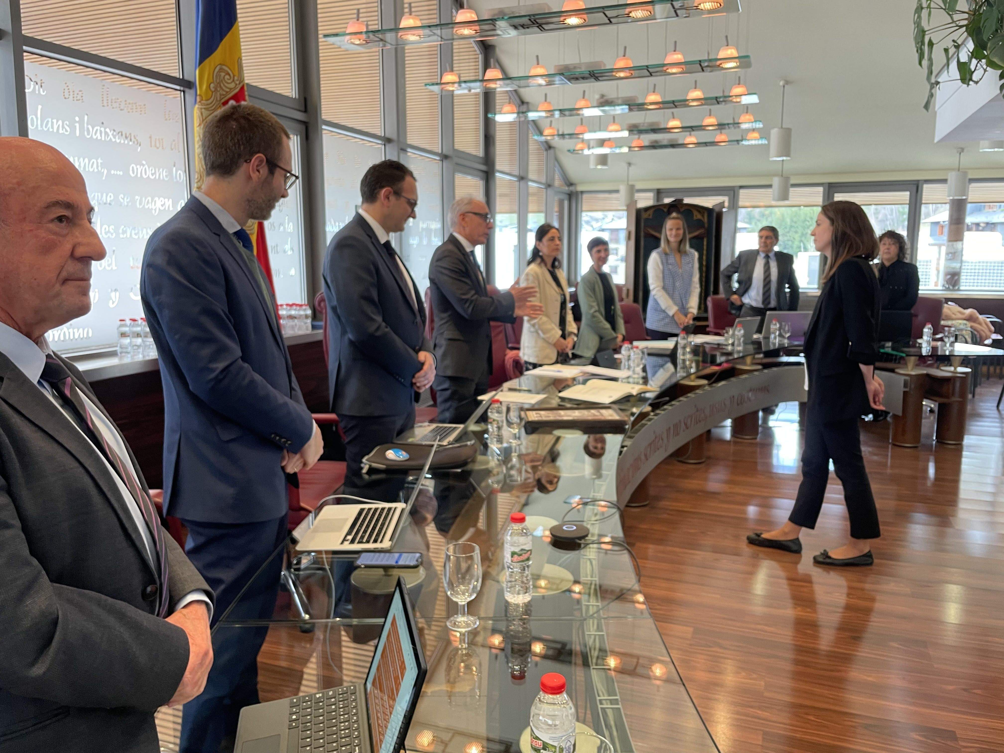 La nova interventora delegada del comú de Canillo, Andrea Solano ha jurat el càrrec.