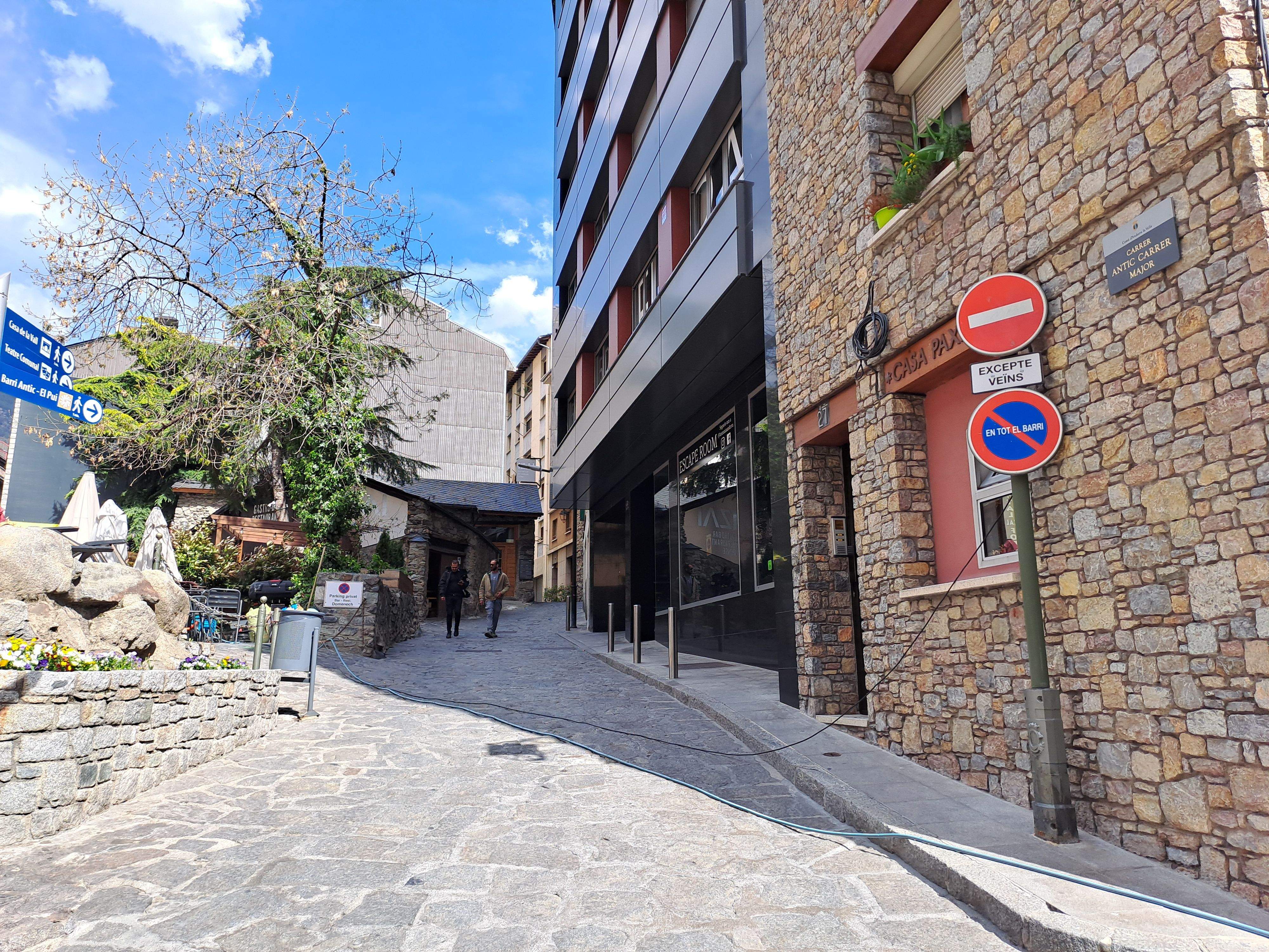 L'inici del tram on s'actuarà a l'antic carrer Major.