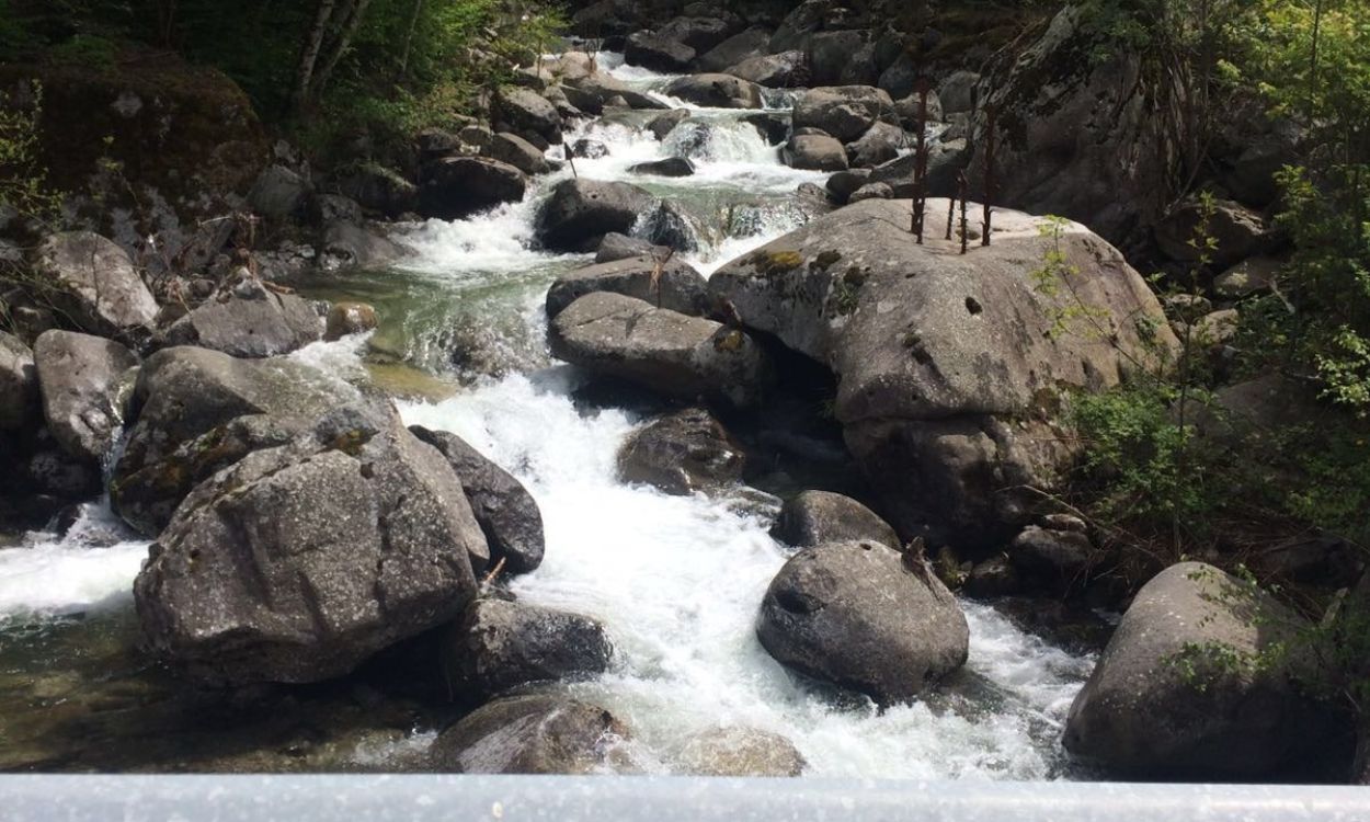 Una zona del riu Madriu. Una zona del riu Madriu.