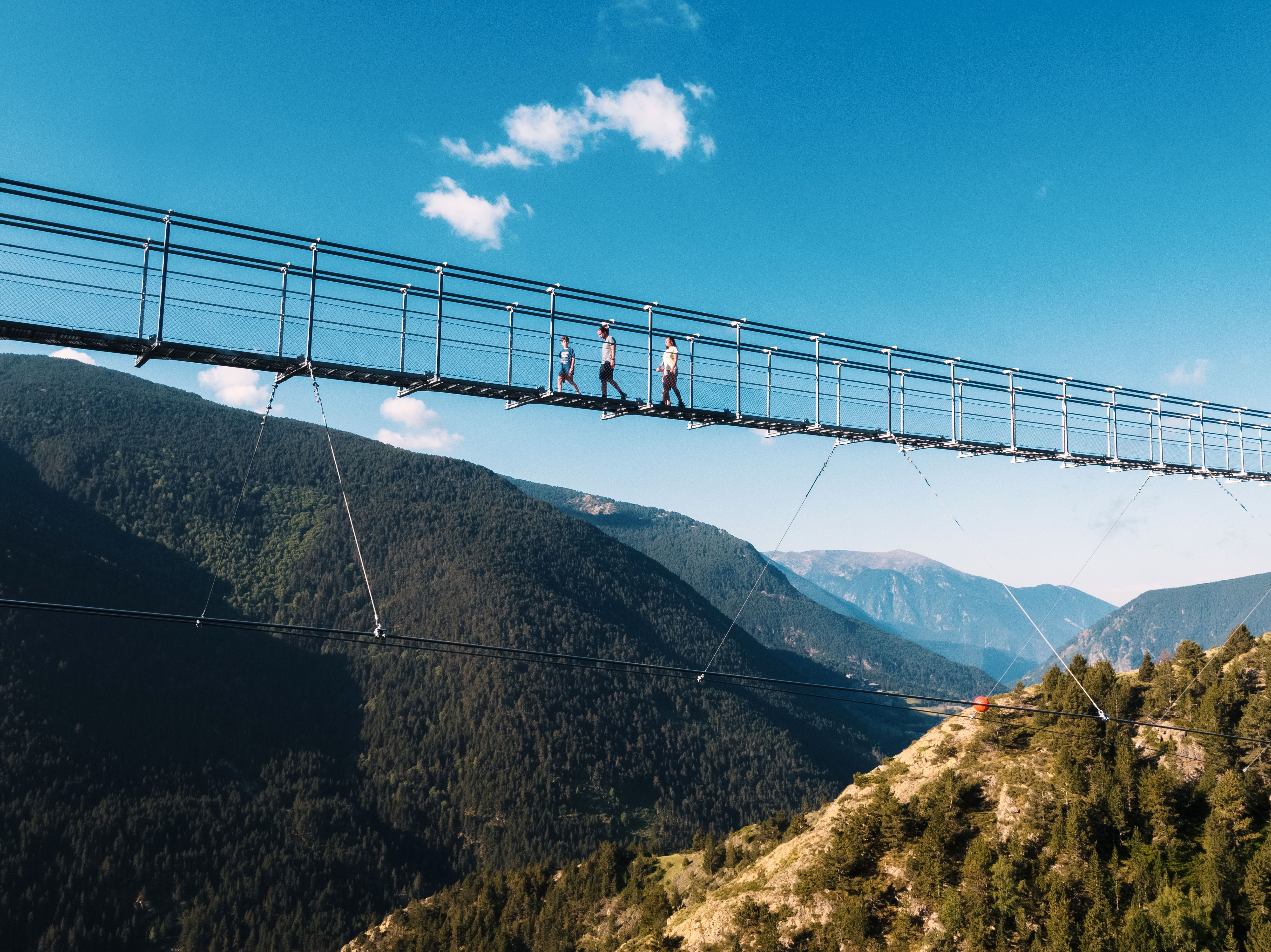 El pont tibetà de Canillo