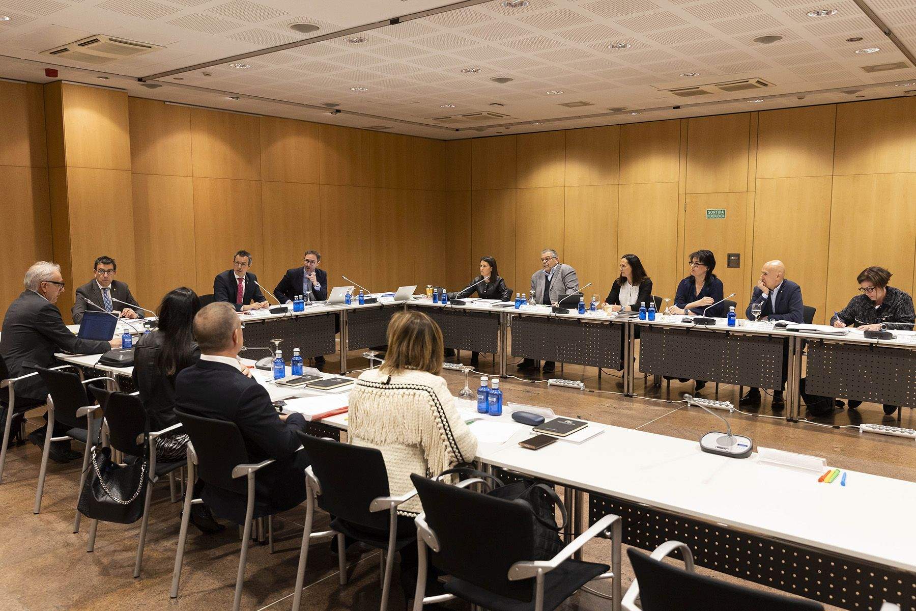 Un instant de la reunió de cònsols celebrada a Andorra la Vella.