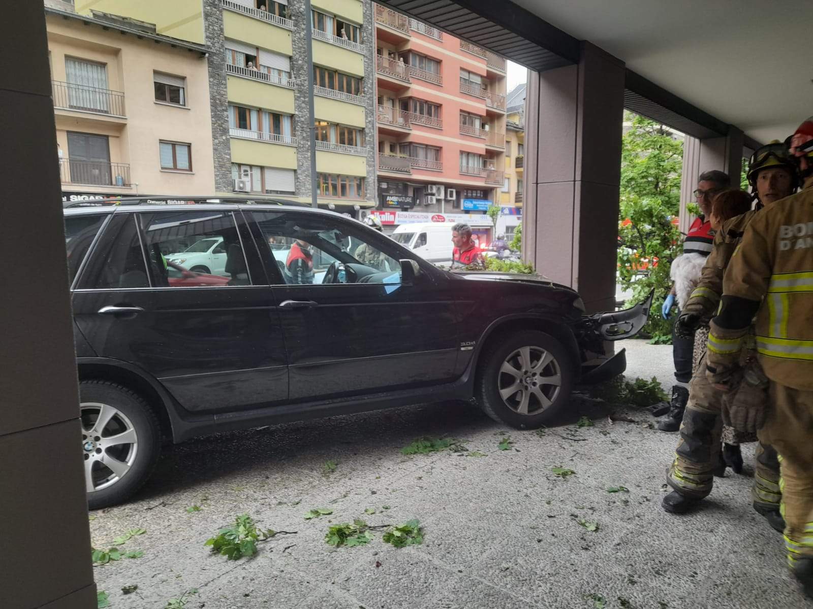 Accident a l'avinguda Tarragona.