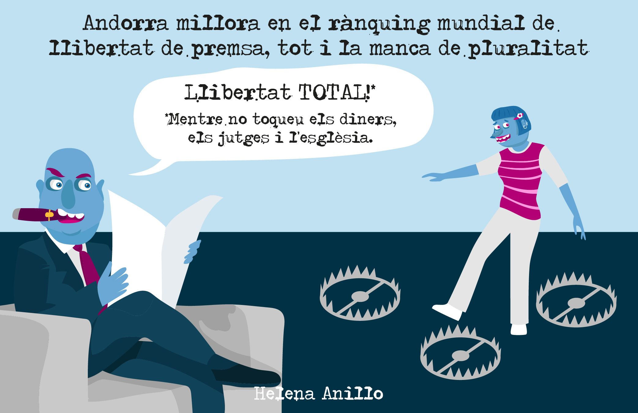 Andorra millora en llibertat de premsa