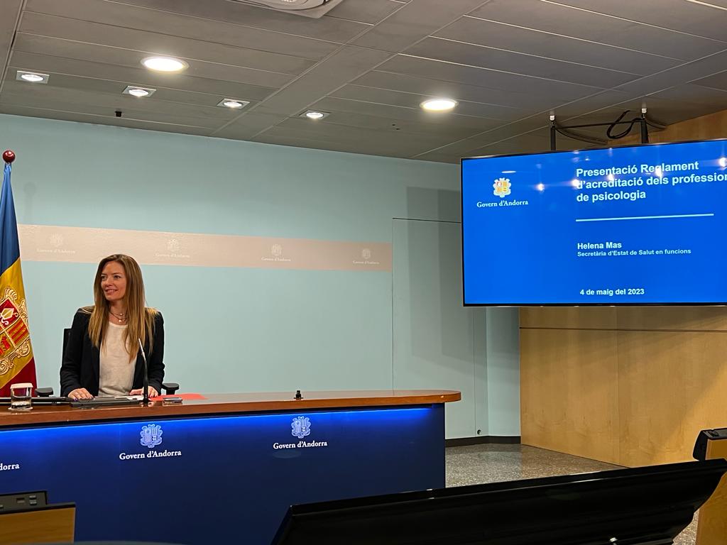 La secretaria d'Estat de Salut en funcions, Helena Mas.