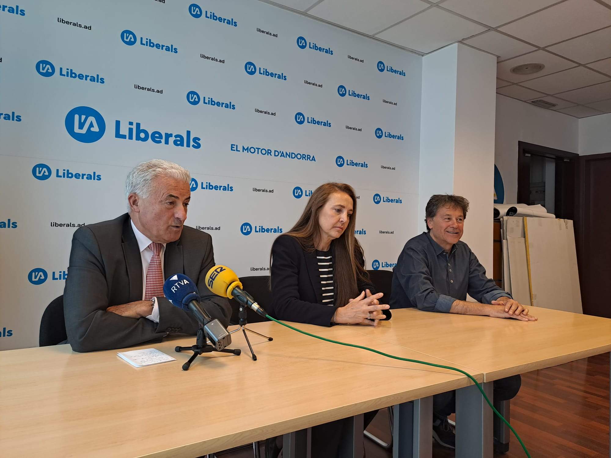 Josep Maria Cabanes, Maribel Lafoz i Víctor Pintos.