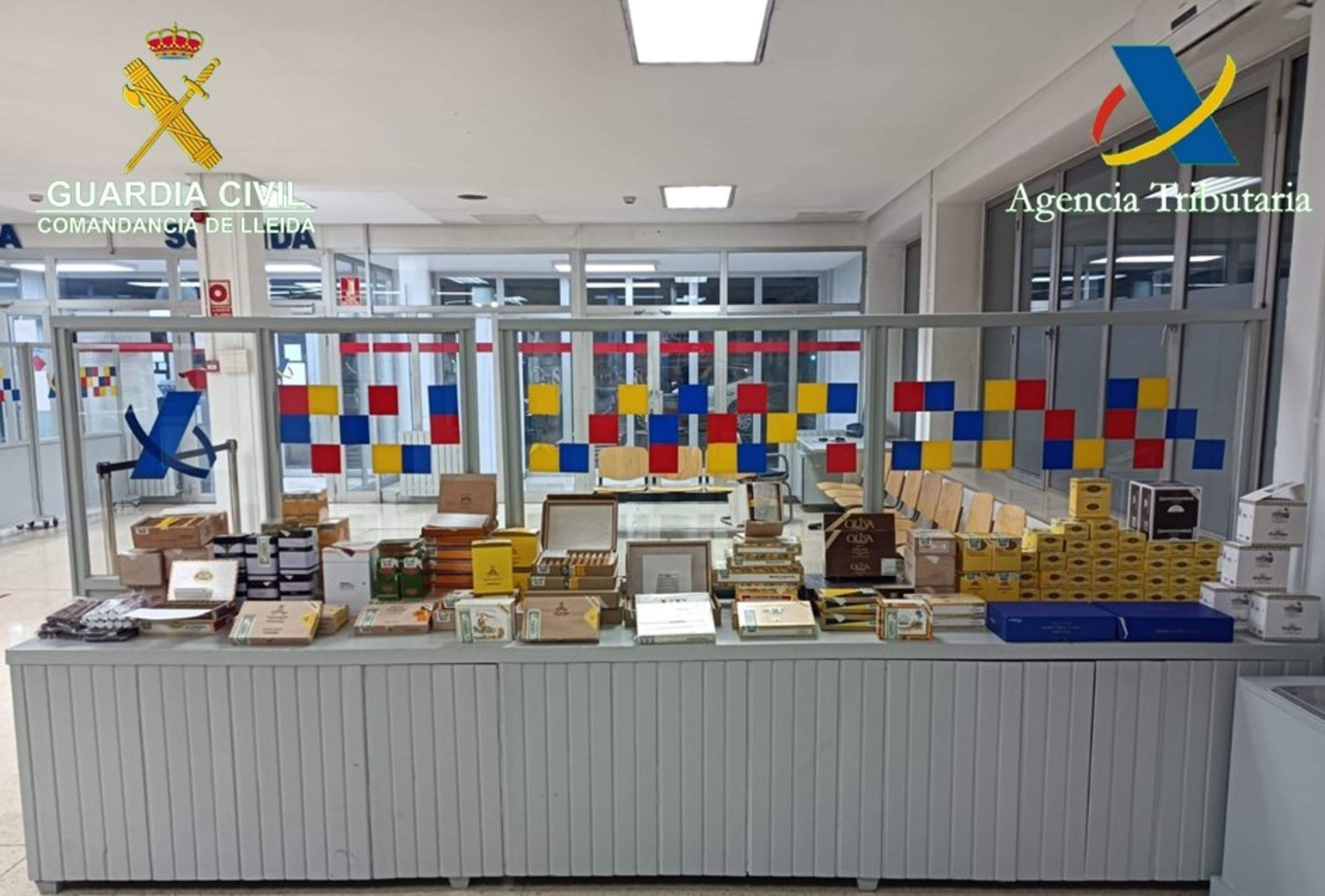 Material comissat a la duana.