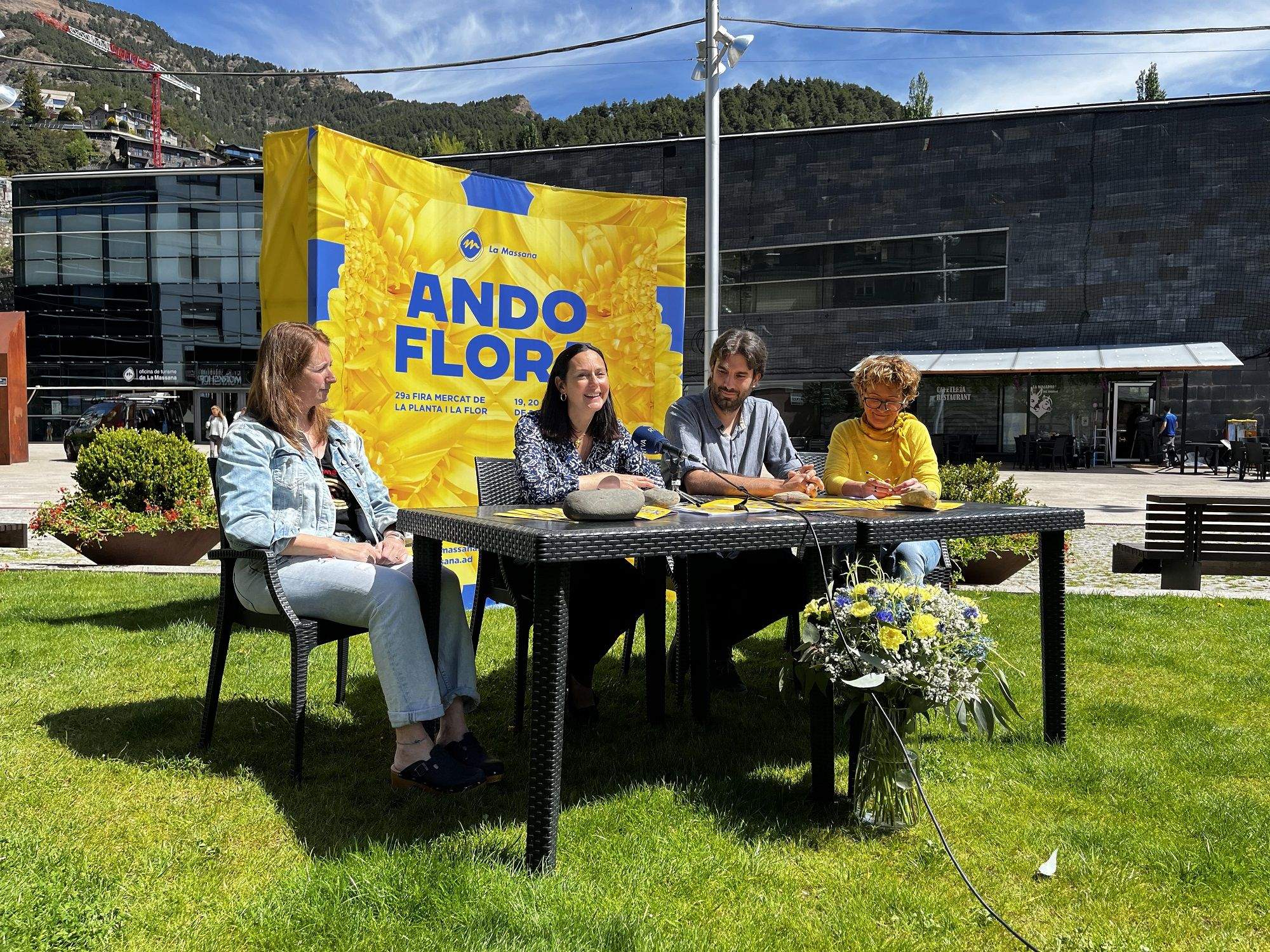 Un moment de la presentació de la 29a edició d'Andoflora