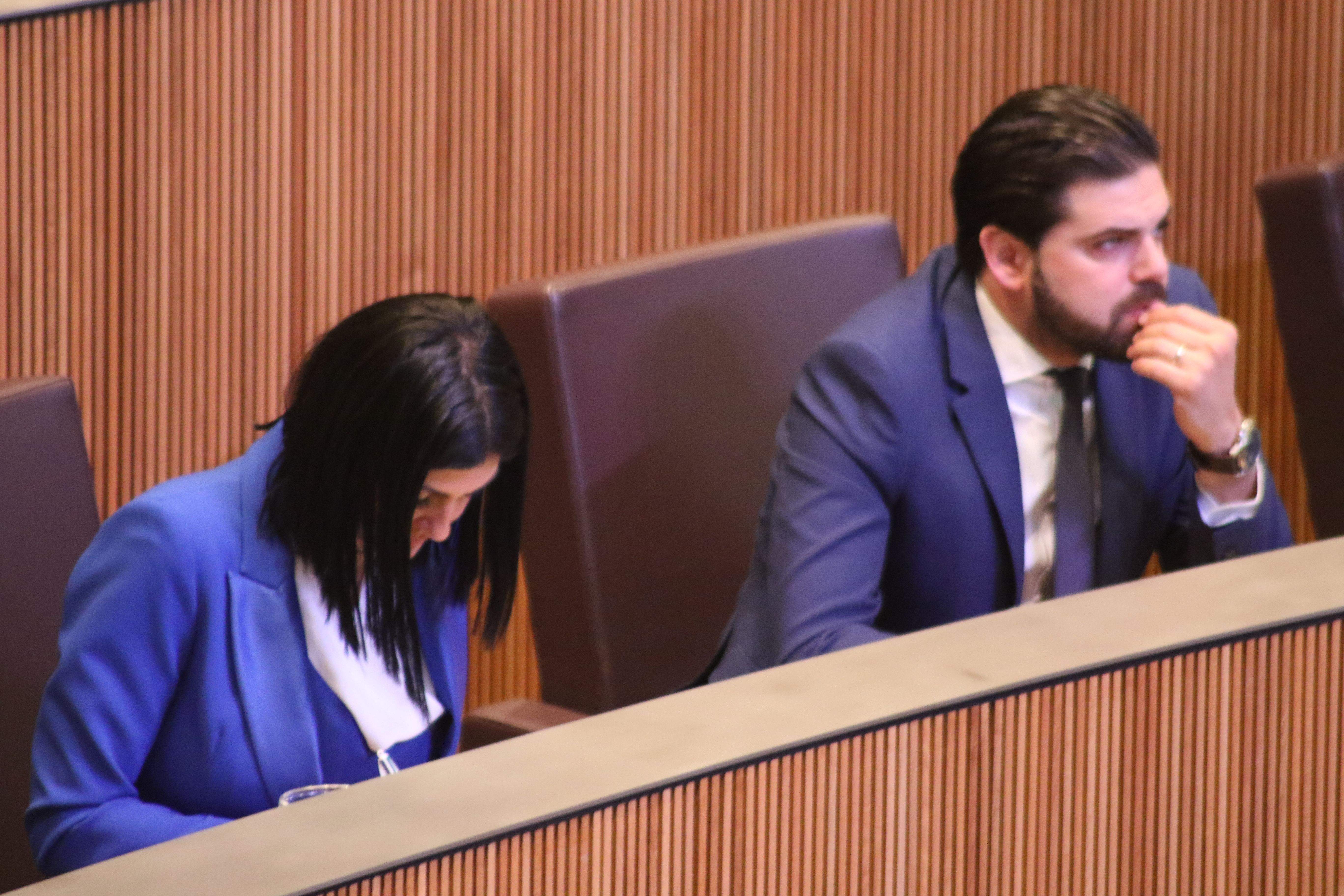 Marcos Monteagudo a l'hemicicle.