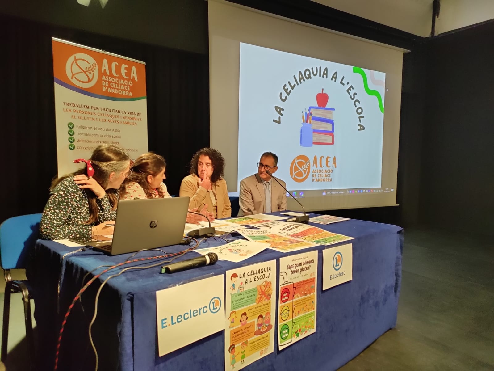 Fornell, Pablos, Casals i Areny a la roda de premsa d'aquest dijous.
