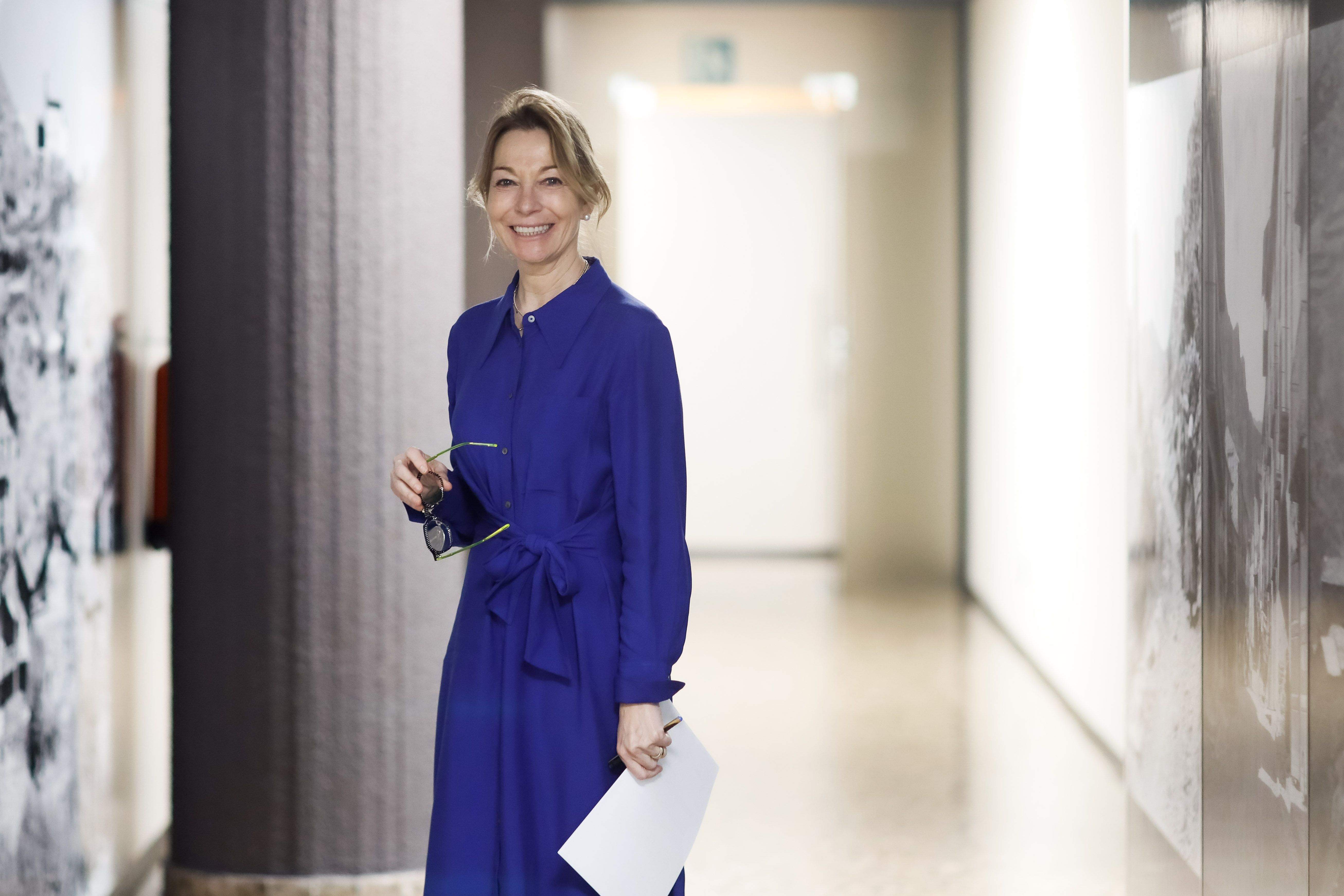 Ester Fenoll a la tercera planta de l'edifici de Govern.