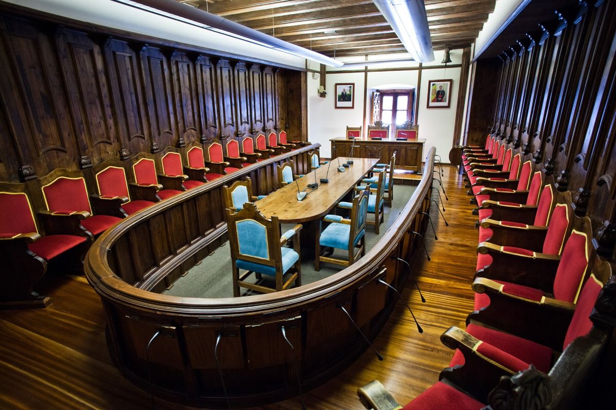 L'hemicicle de Casa de la Vall.