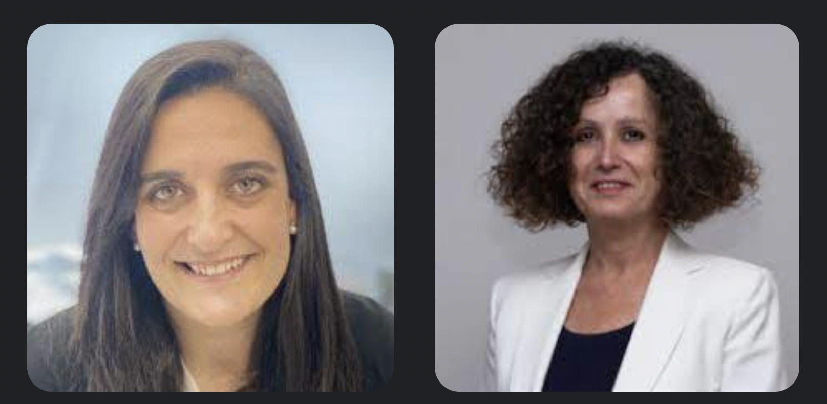 Sol Rossell (esquerra) i Pilar Escaler.