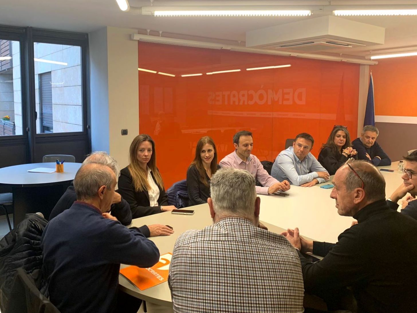 Reunió del comitè de Sant Julià de Demòcrates.