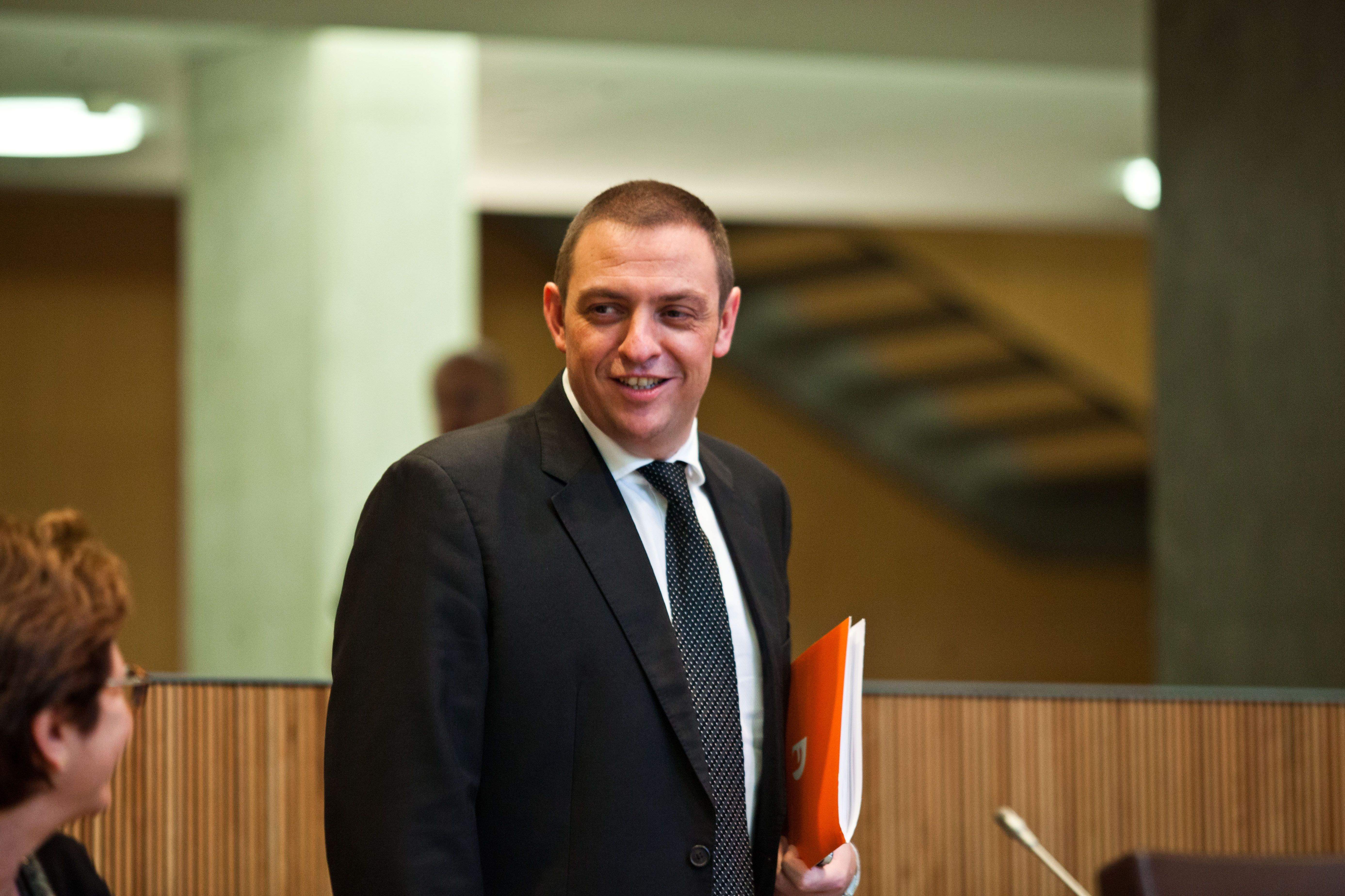 Josep Anton Bardina al Consell General.