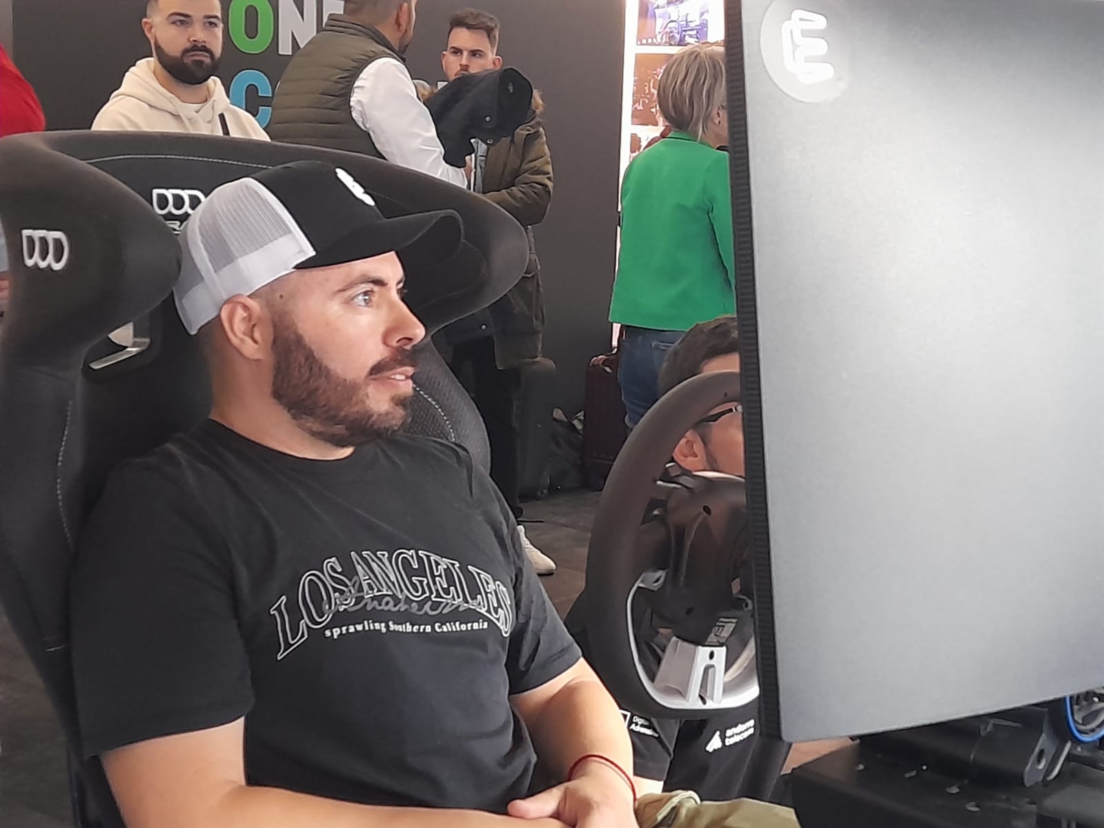 PhotoRacerTV esperant per provar el simulador