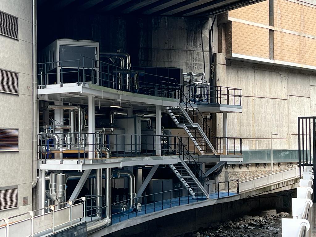 Instal·lacions de la xarxa de calor de FEDA a Escaldes.