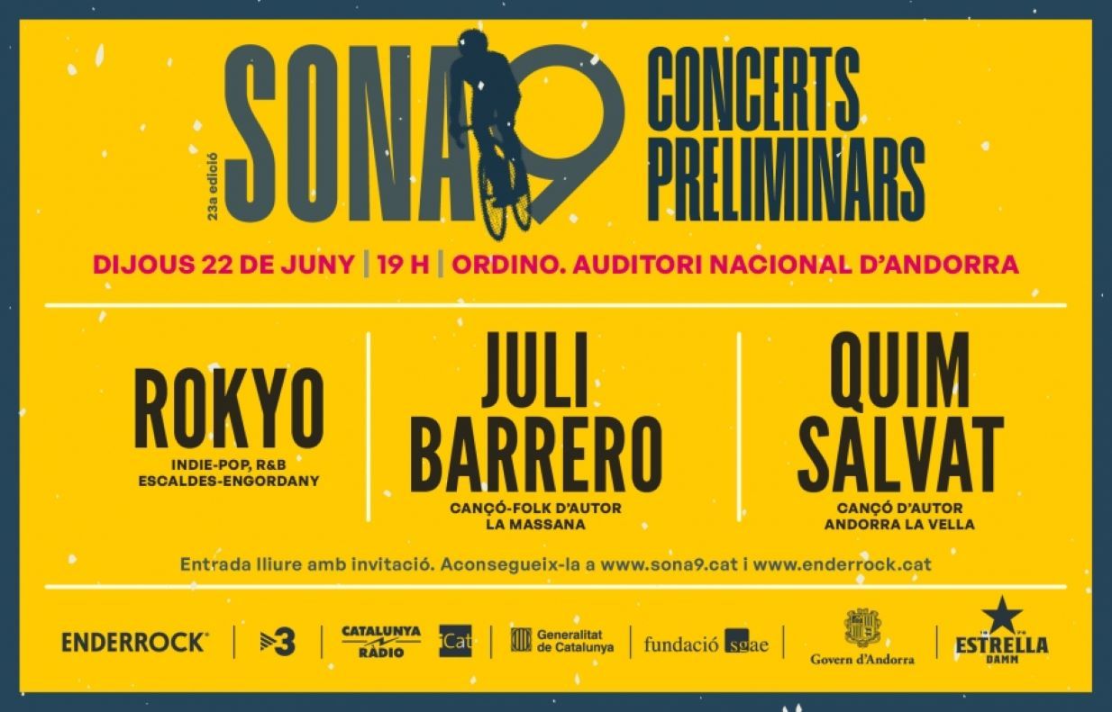 Cartell promocional del concert.