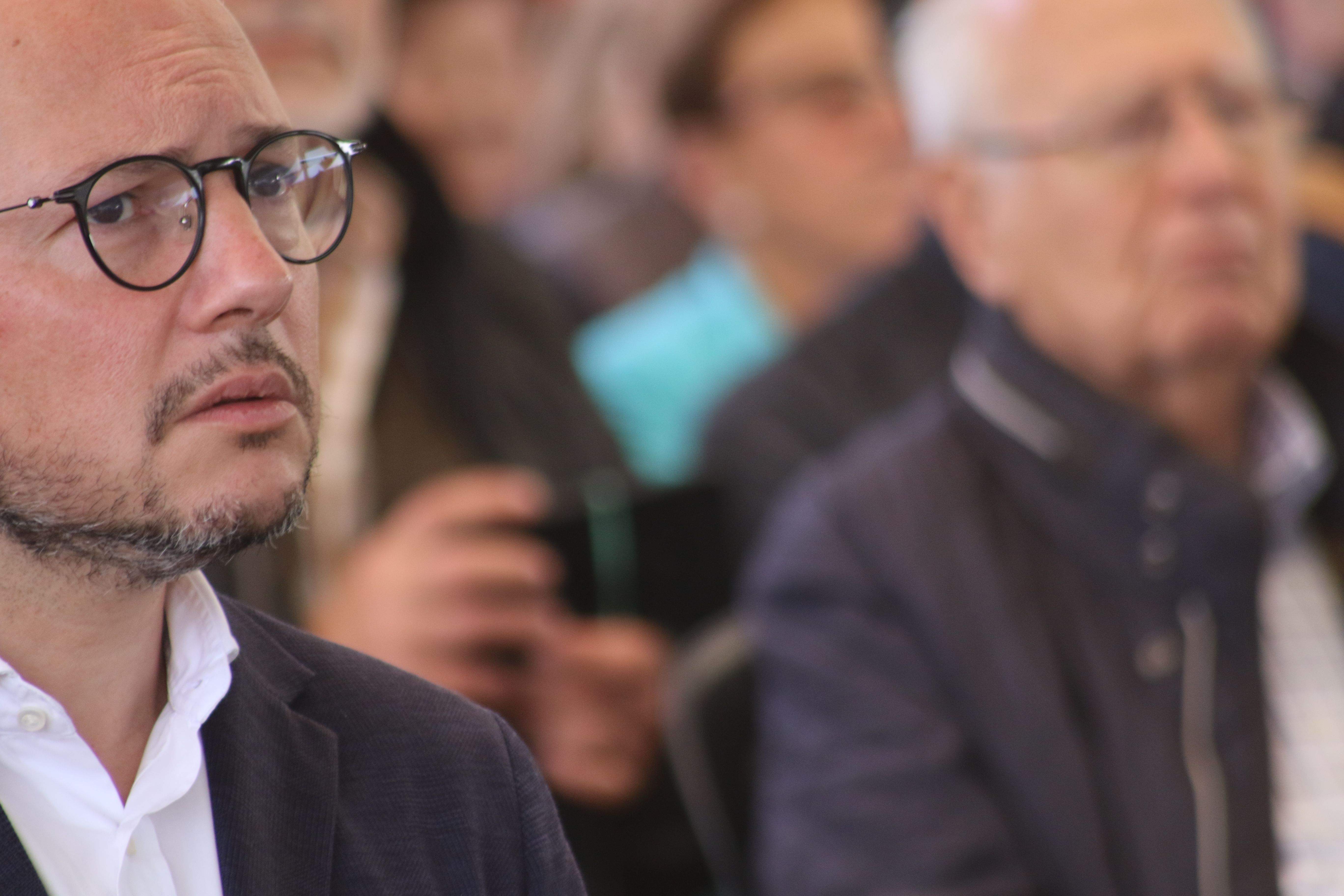 Xavier Espot durant la missa de Canòlich.