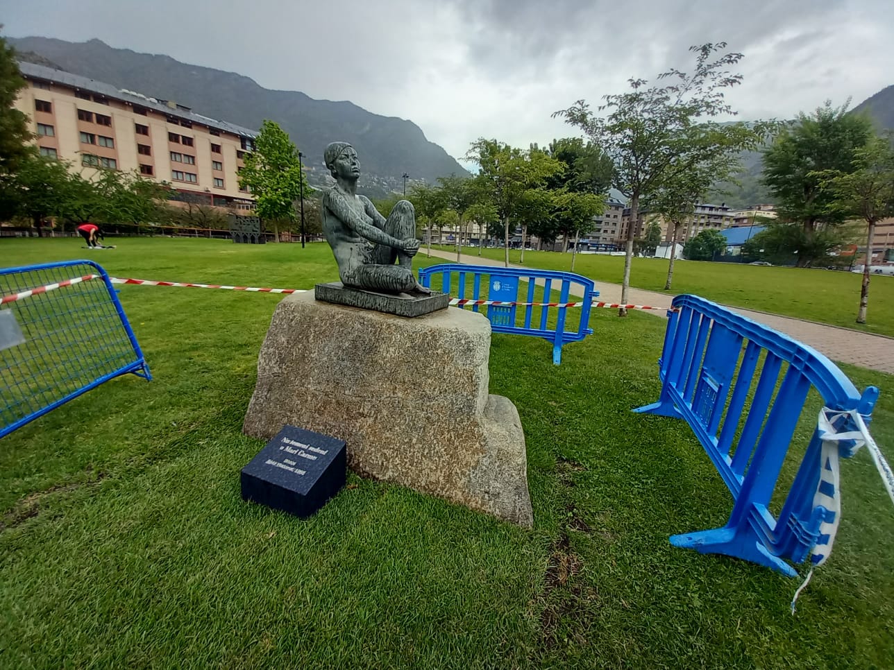 El 'Nu femení sedent' en la seva nova ubicació.