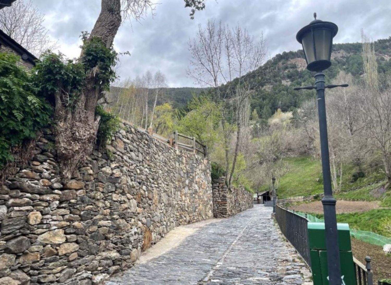 Una de les zones del camí de Sornàs on s'actuarà.