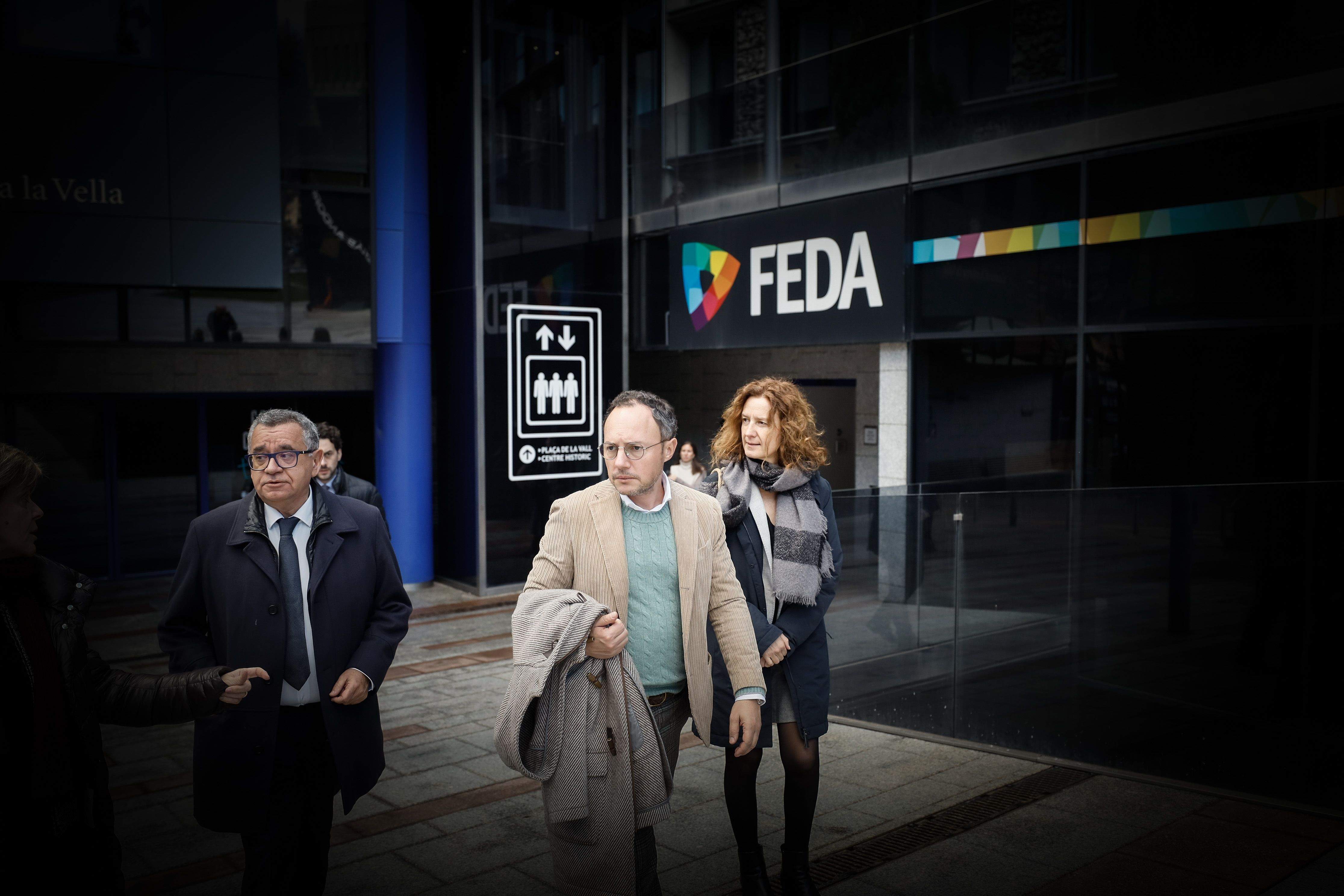 Xavier Espot i Sílvia Calvó, ara cap de gabinet. Xavier Espot i Sílvia Calvó, ara cap de gabinet.