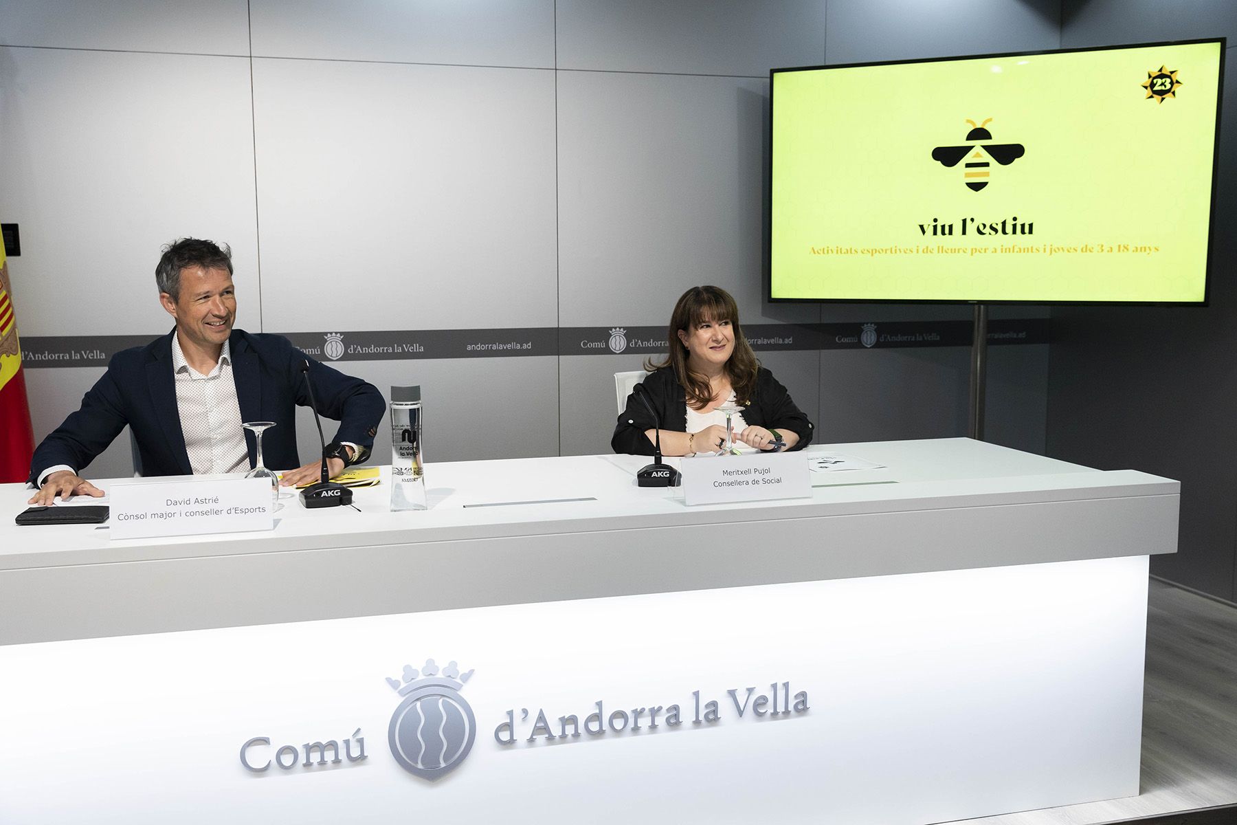 Presentació de les activitats d'estiu del comú d'Andorra la Vella.