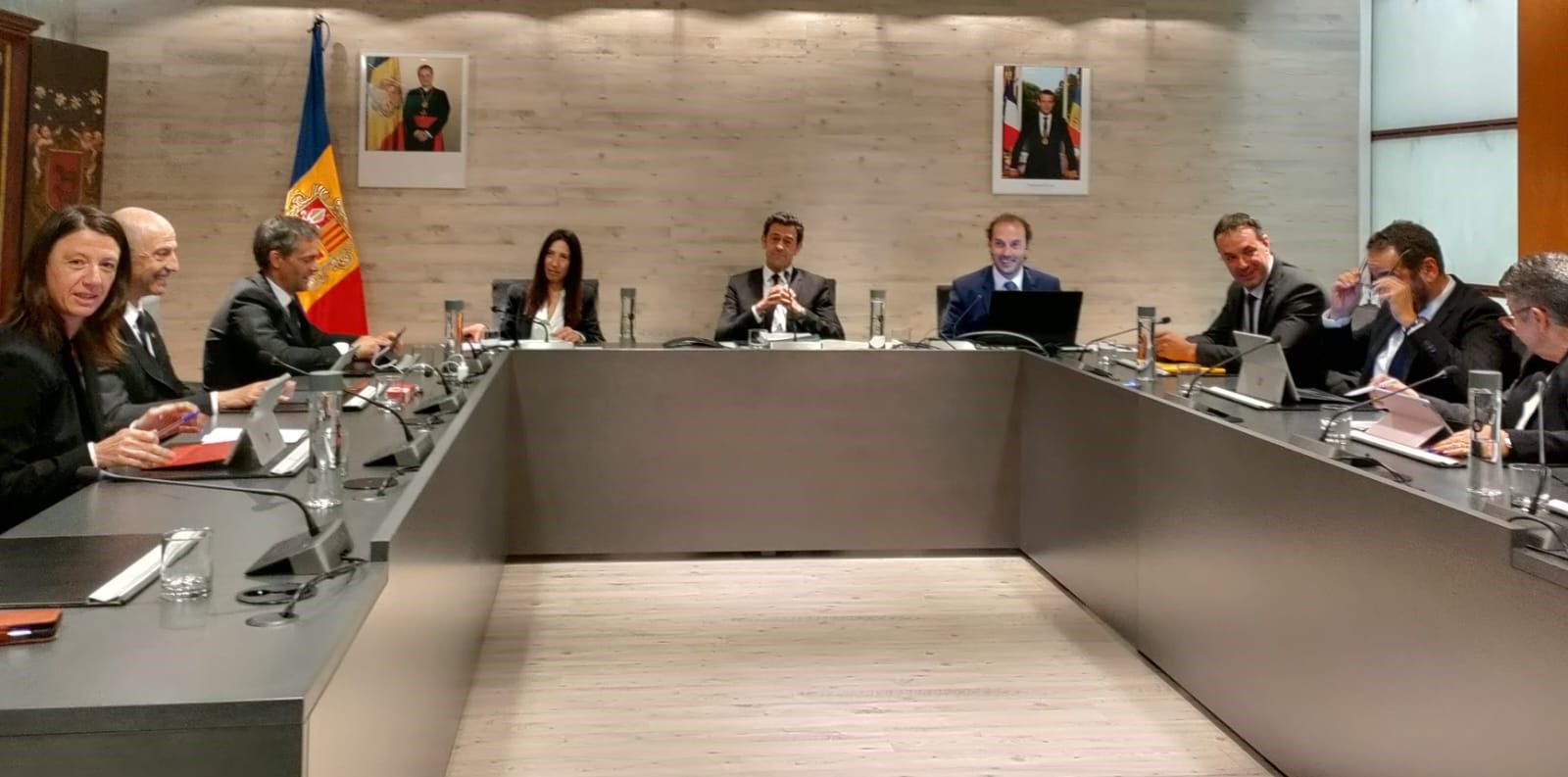 Una imatge de la sessió de comu d'Ordino d'aquest dijous.