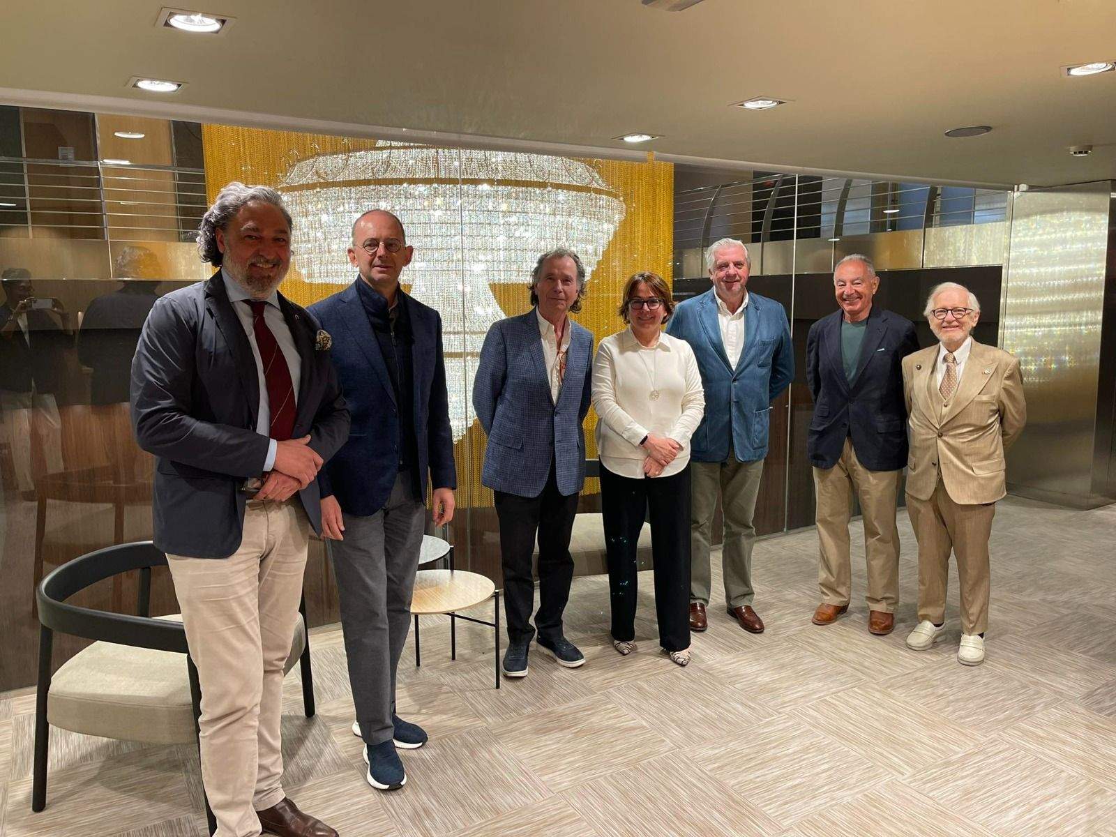 Alguns dels pocs cònsols honoraris que van assistir al darrer dinar 'de germanor', aquest dimecres.