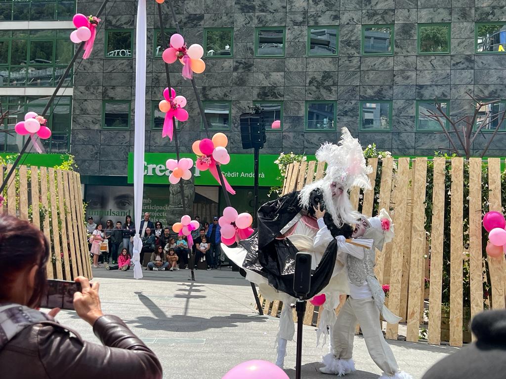 Un moment de l'espectacle de Mademoiselle Paillette