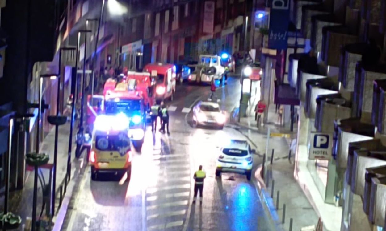 Els serveis d'emergència a l'incendi de dissabte