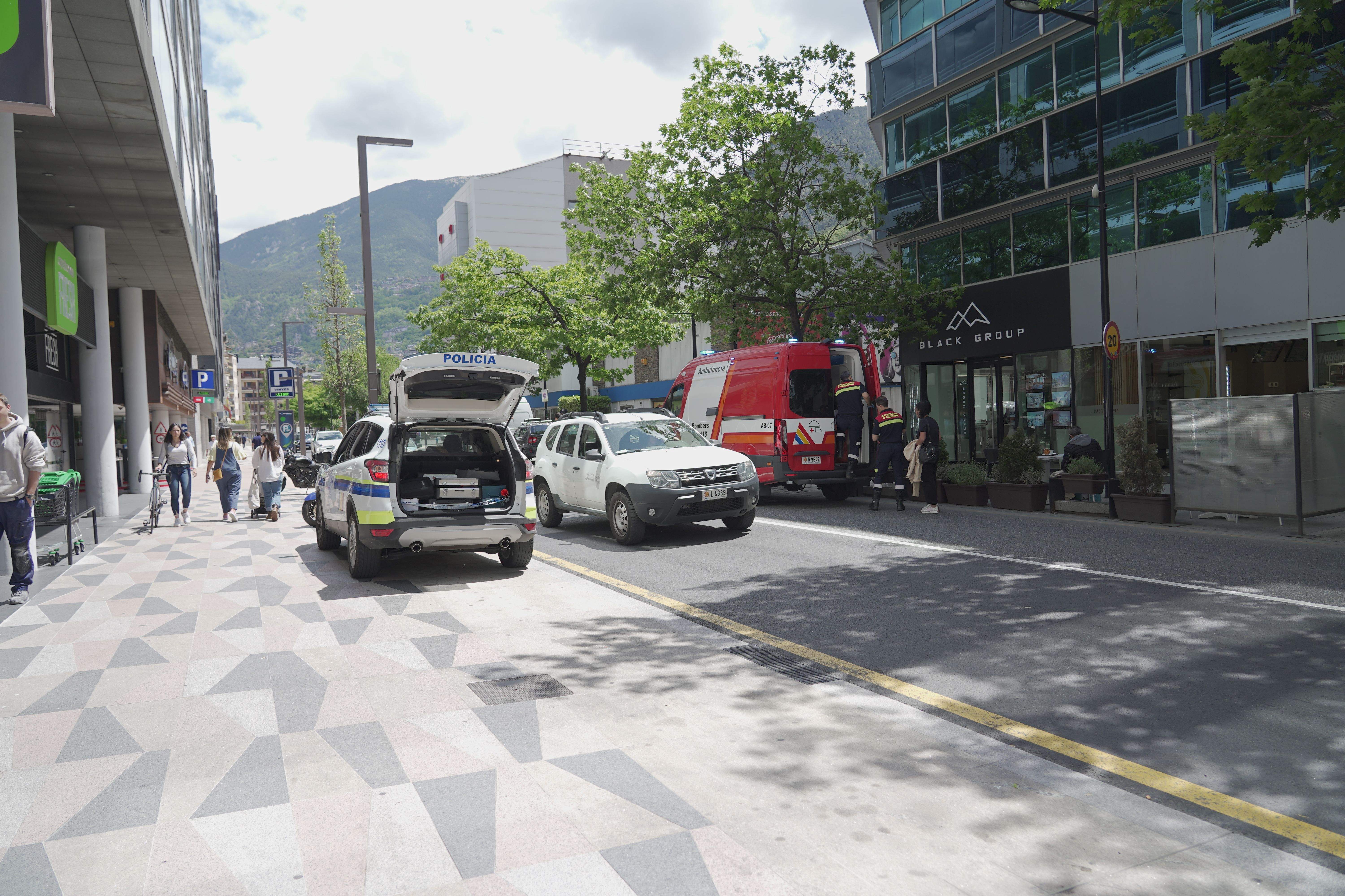 Un accident a Prat de la Creu.