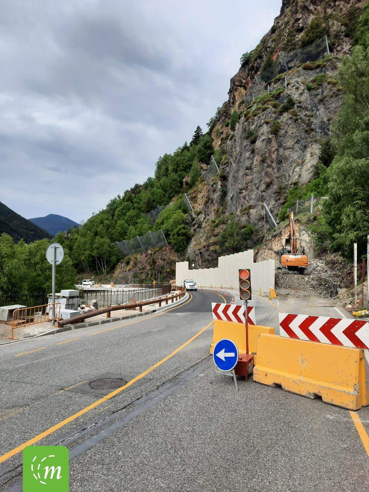 La zona on es farà el pas alternatiu.